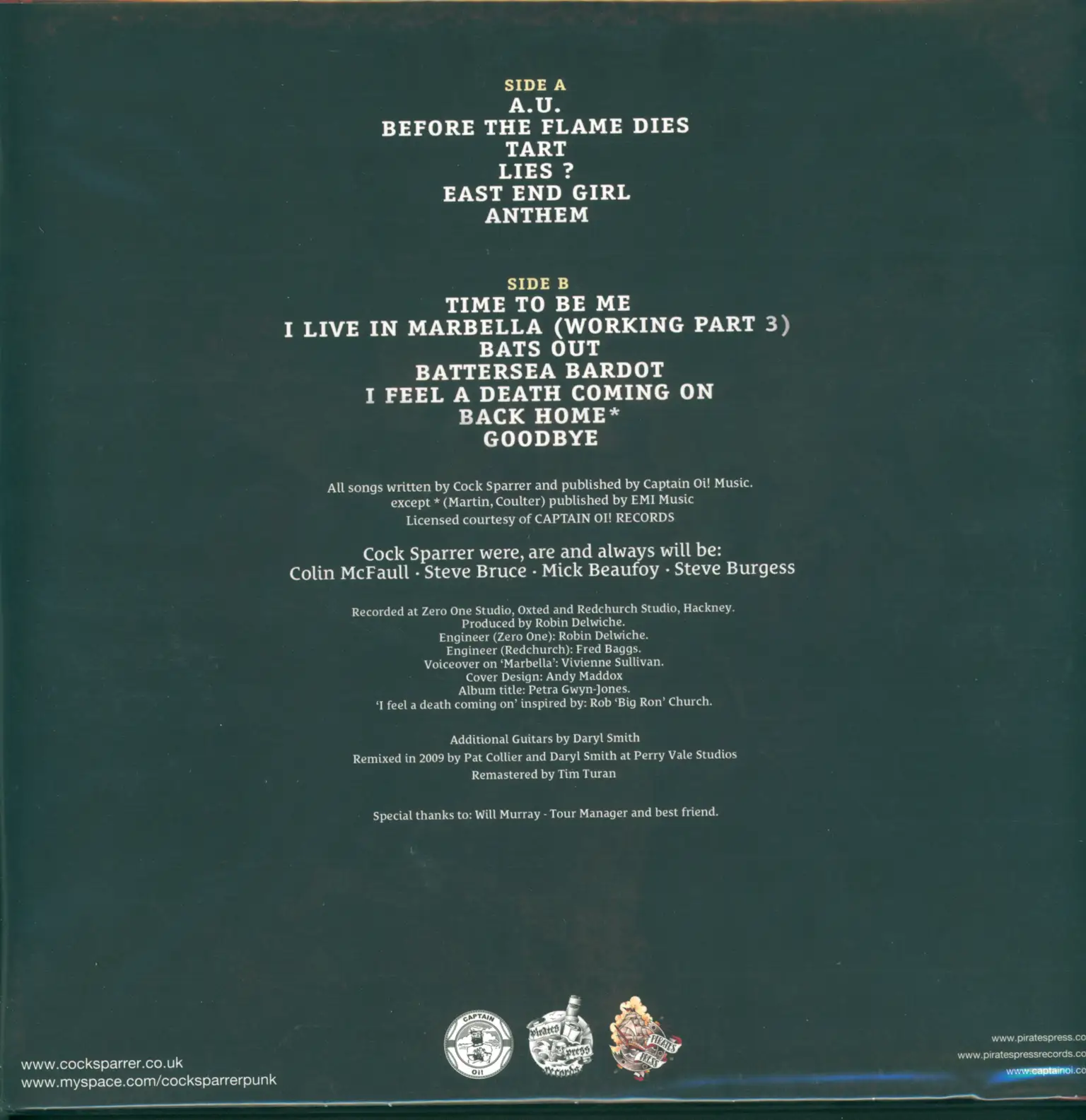 Cock Sparrer: Two Monkeys, LP (Vinyl)