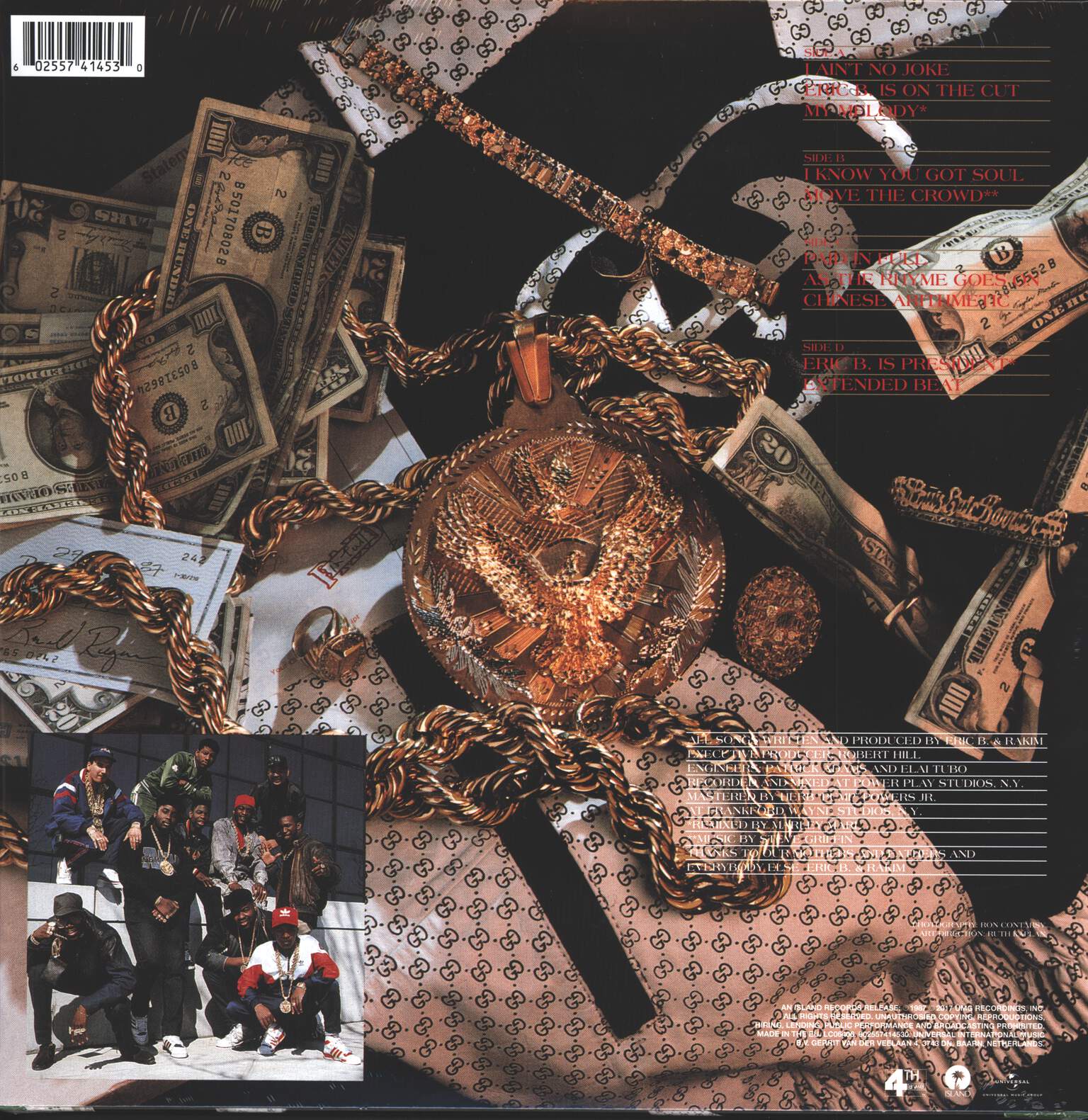 Eric B & Rakim: Paid In Full, 2×LP (Vinyl)