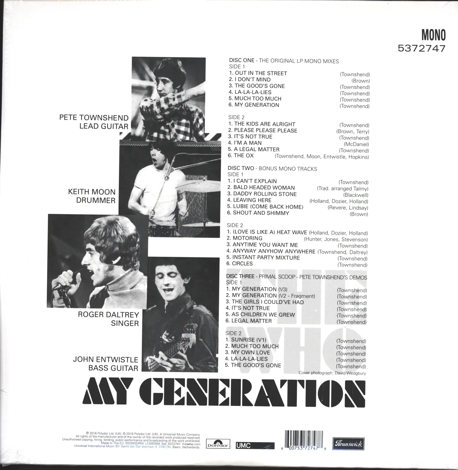 The Who: My Generation, 3×LP (Vinyl)