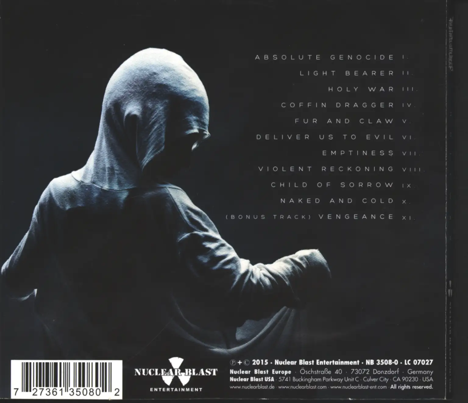 Thy Art Is Murder: Holy War, CD