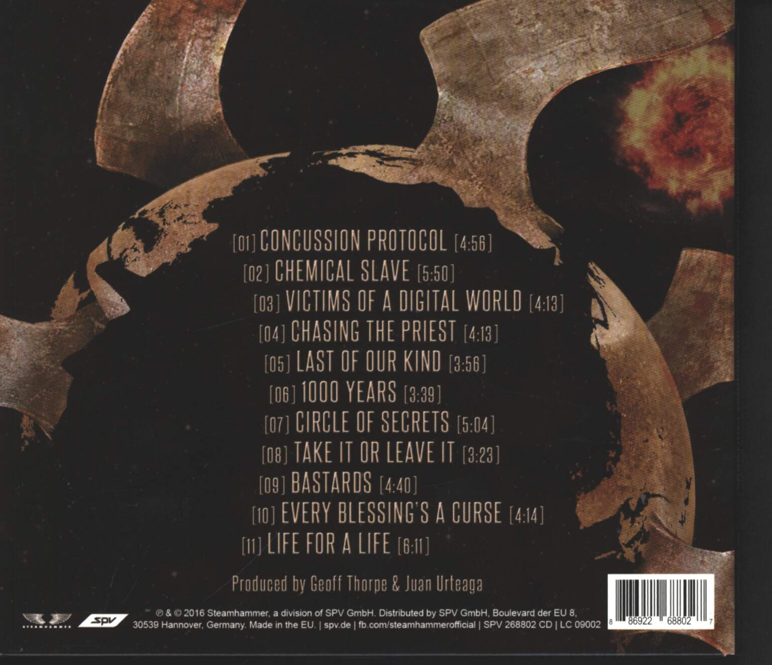 Vicious Rumors: Concussion Protocol, CD