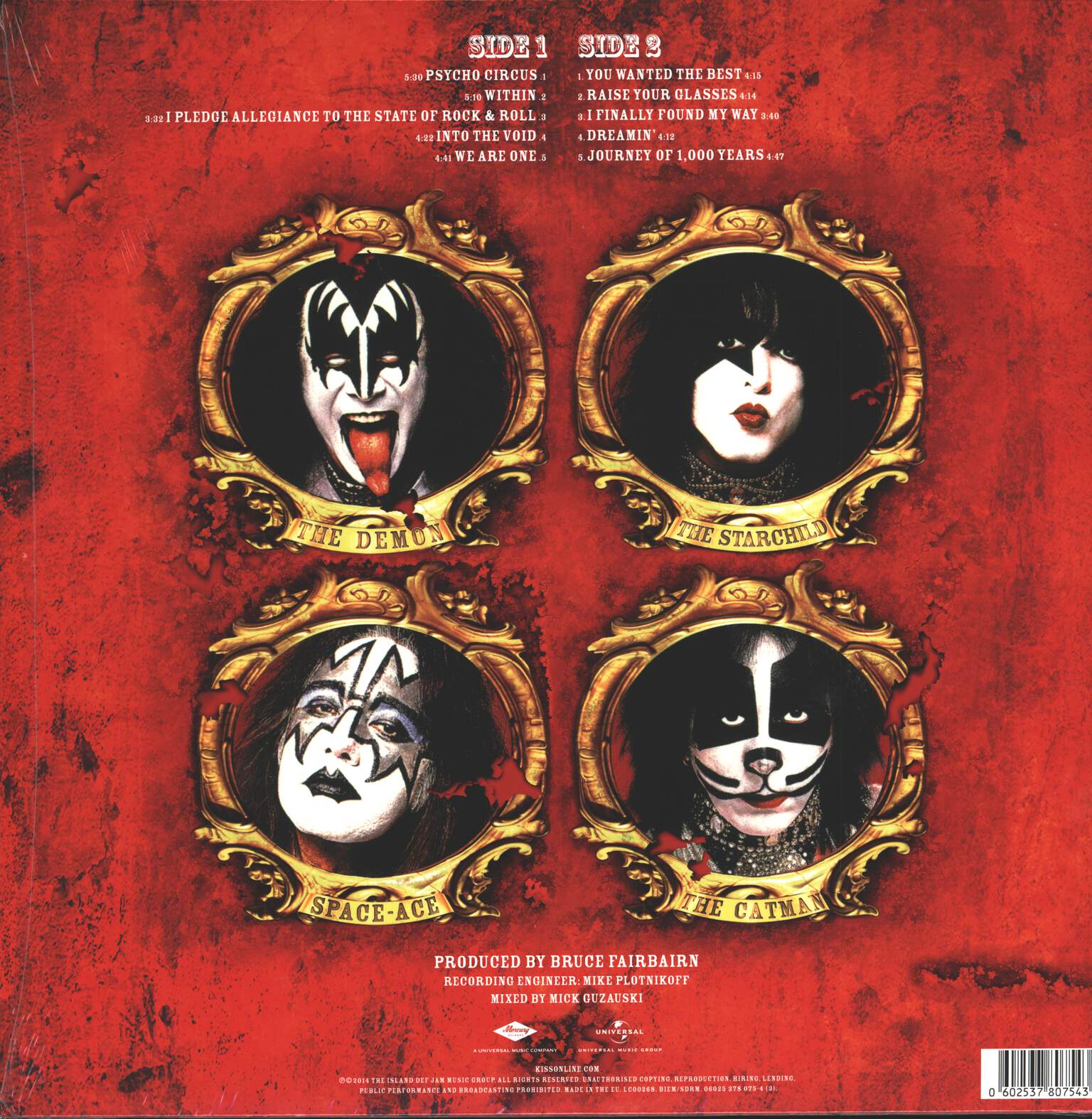 Kiss: Psycho Circus, LP (Vinyl)