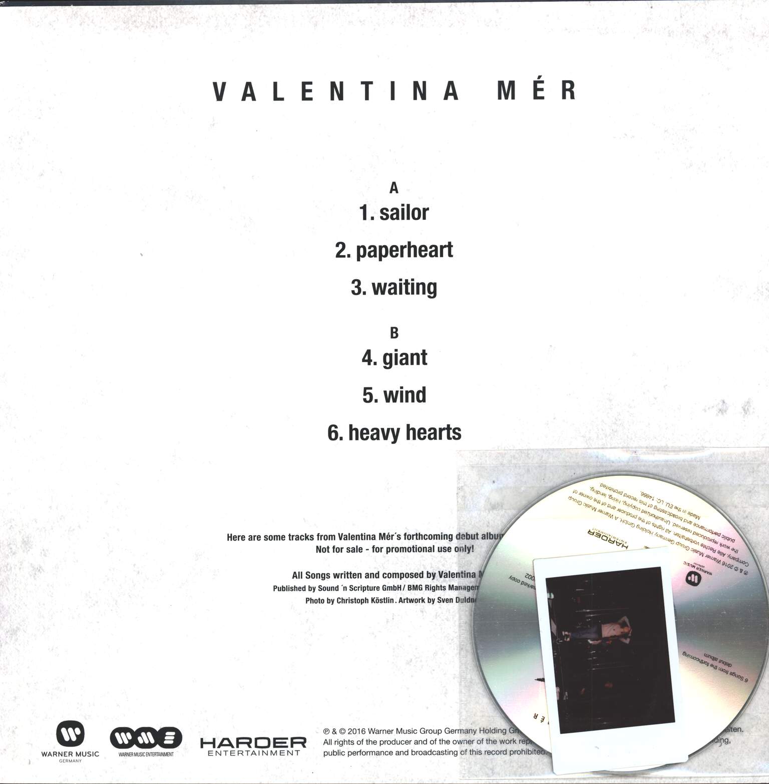 Valentina Mér: You, 12" Maxi Single (Vinyl)