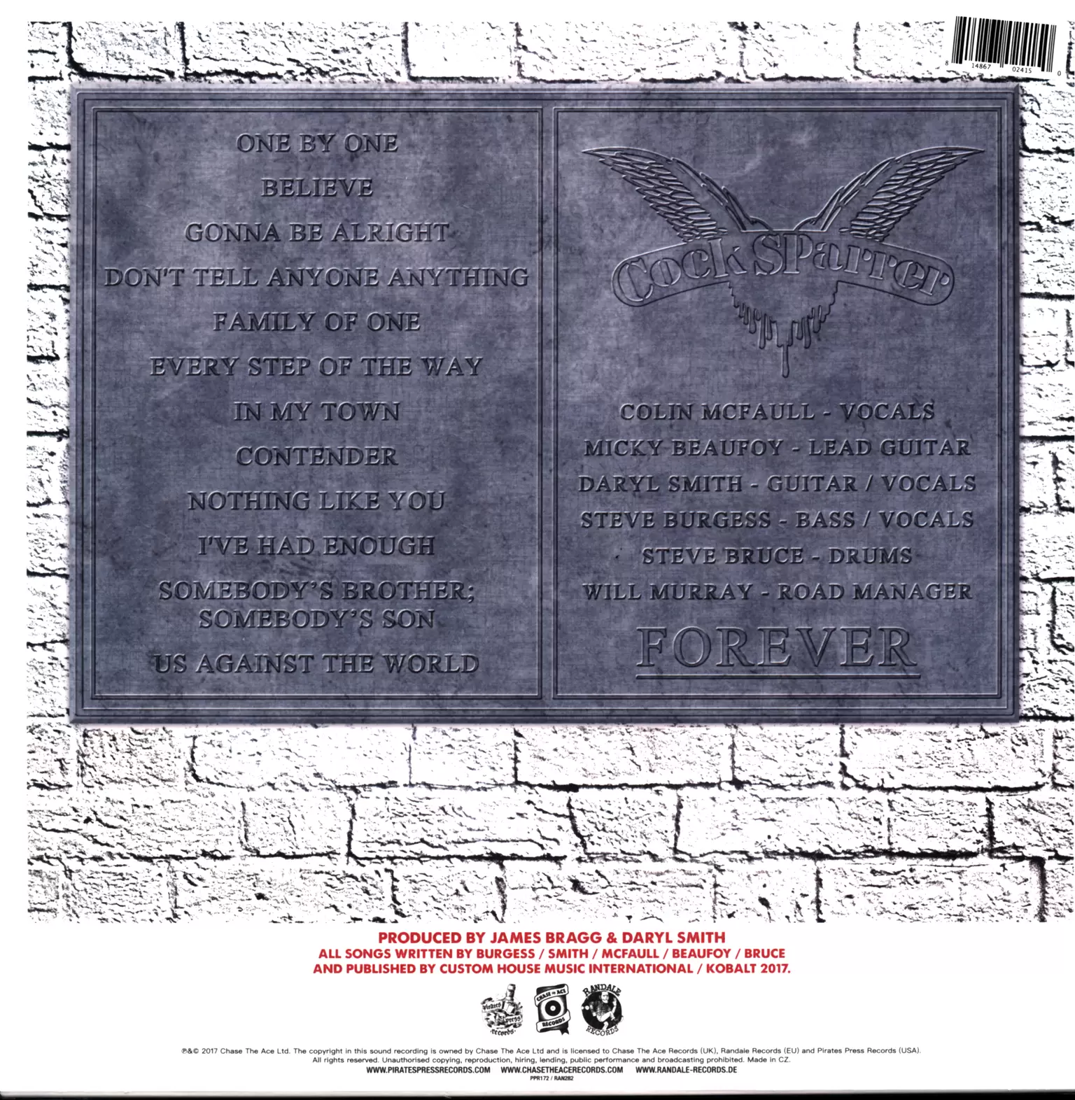 Cock Sparrer: Forever, LP (Vinyl)