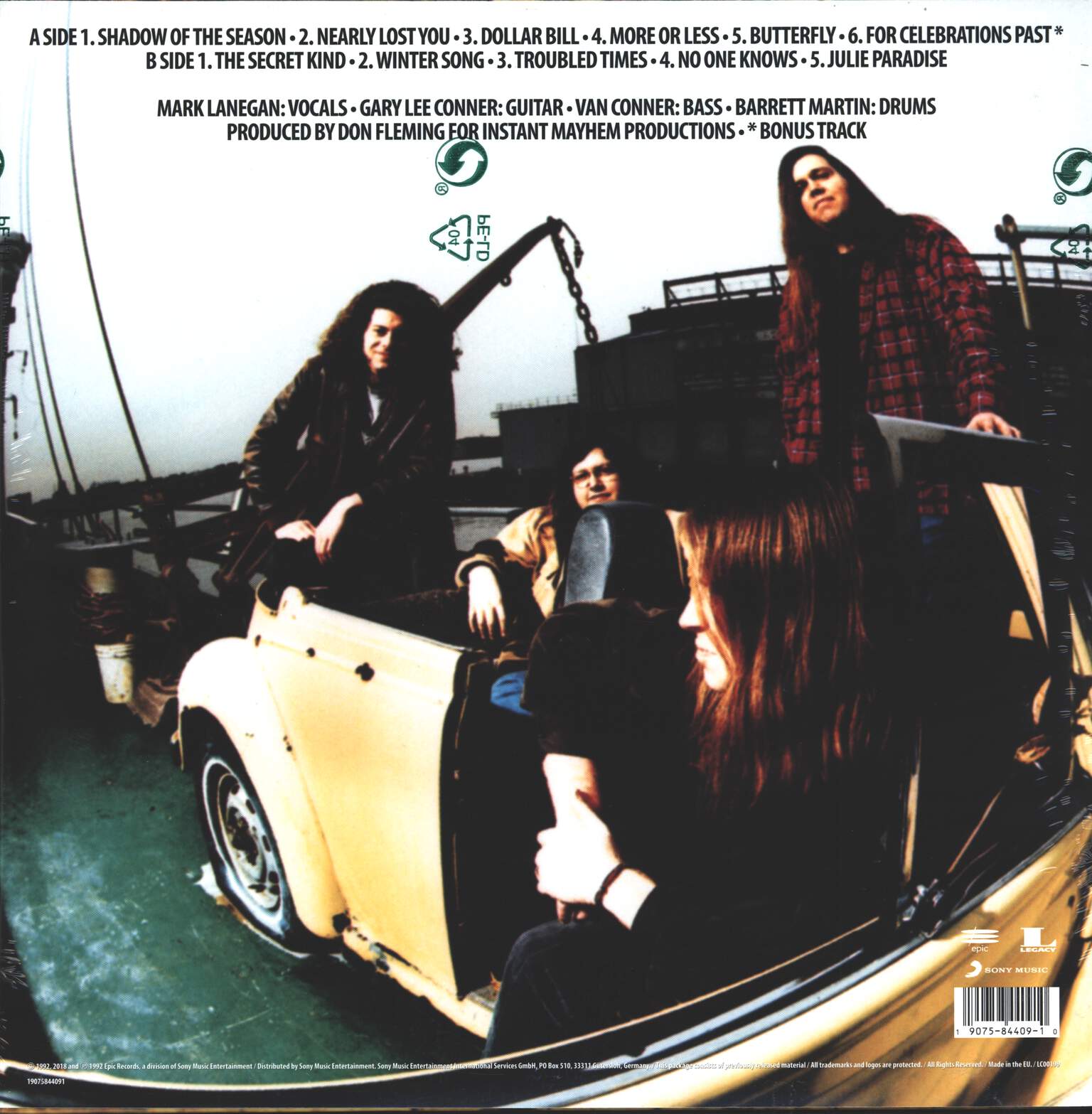 Screaming Trees: Sweet Oblivion, LP (Vinyl)