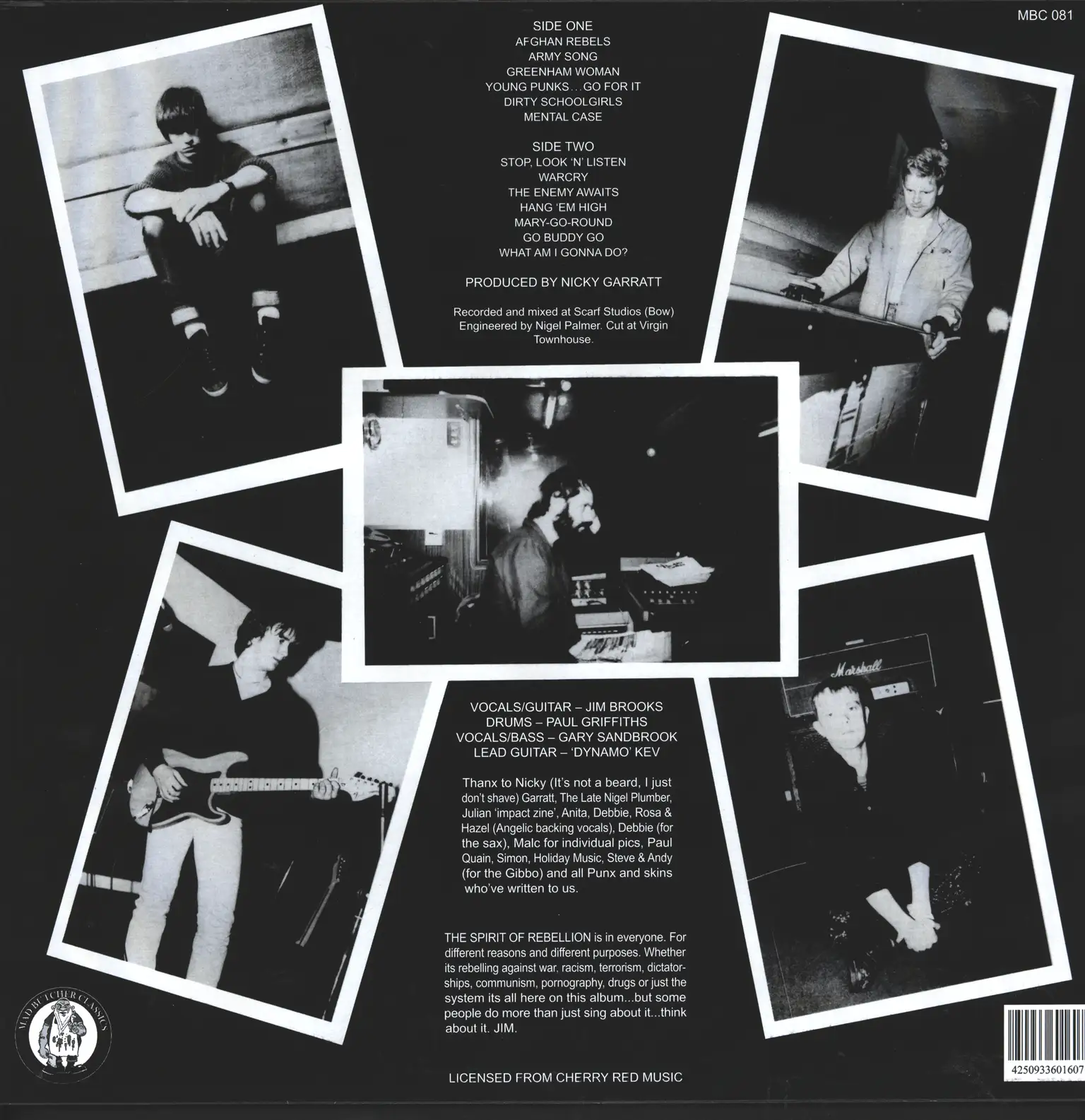The Ejected: The Spirit Of Rebellion, LP (Vinyl)