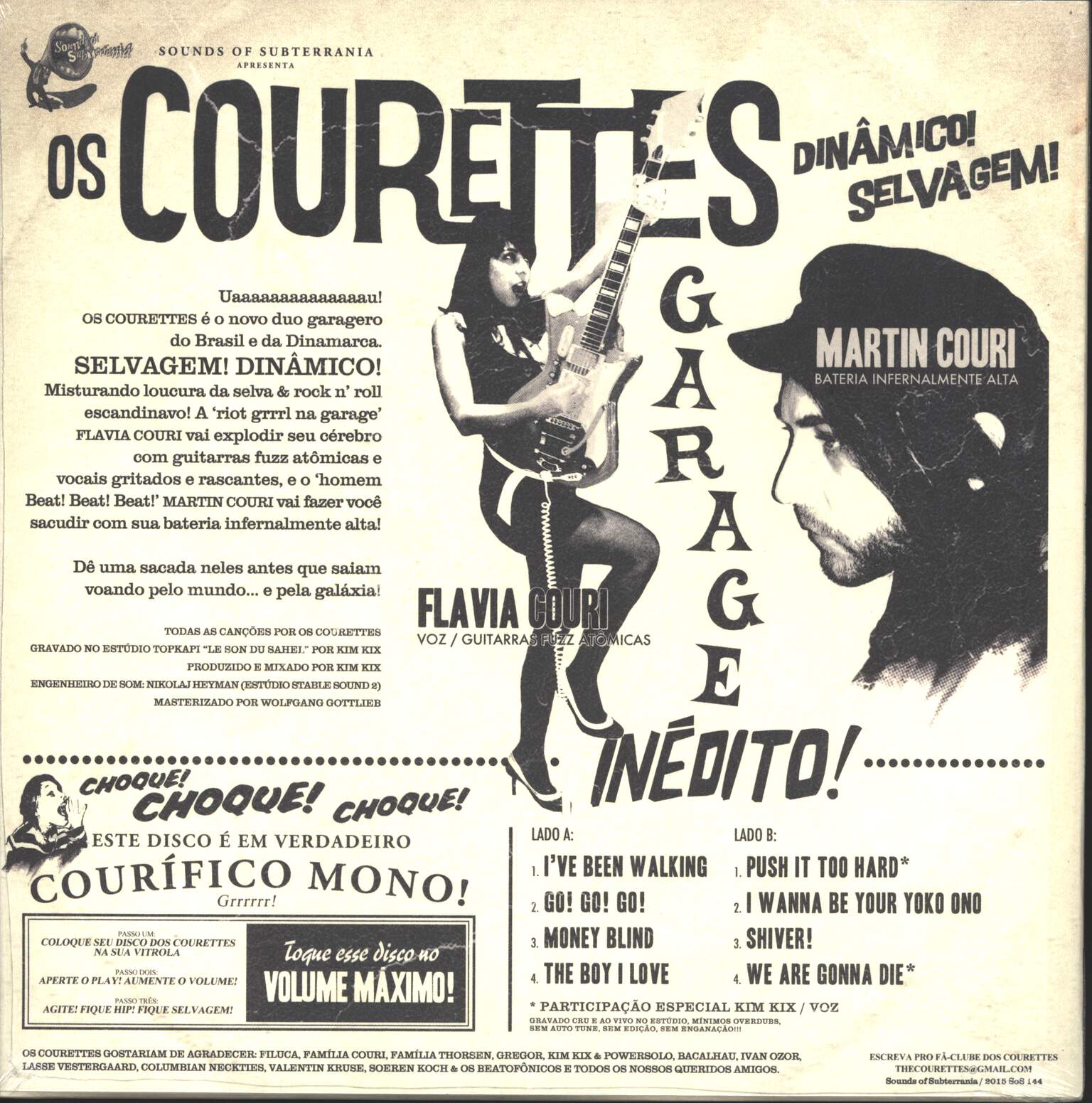 The Courettes: Aqui Estao Os Courettes, Mini LP (Vinyl)