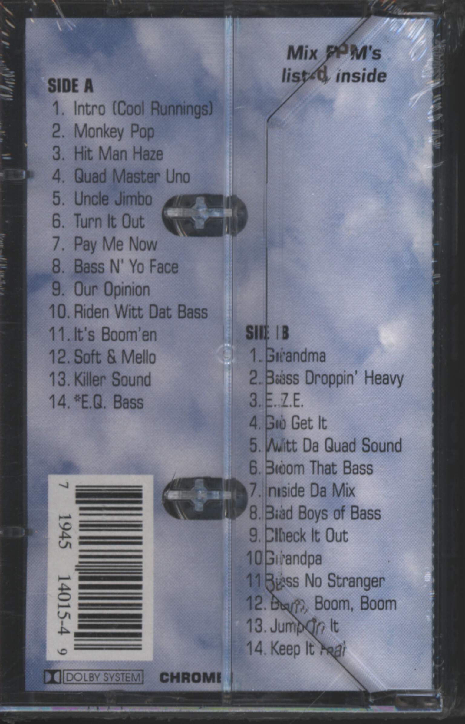 Quad Master Uno: Get N' Ready 2 Ride, Tape