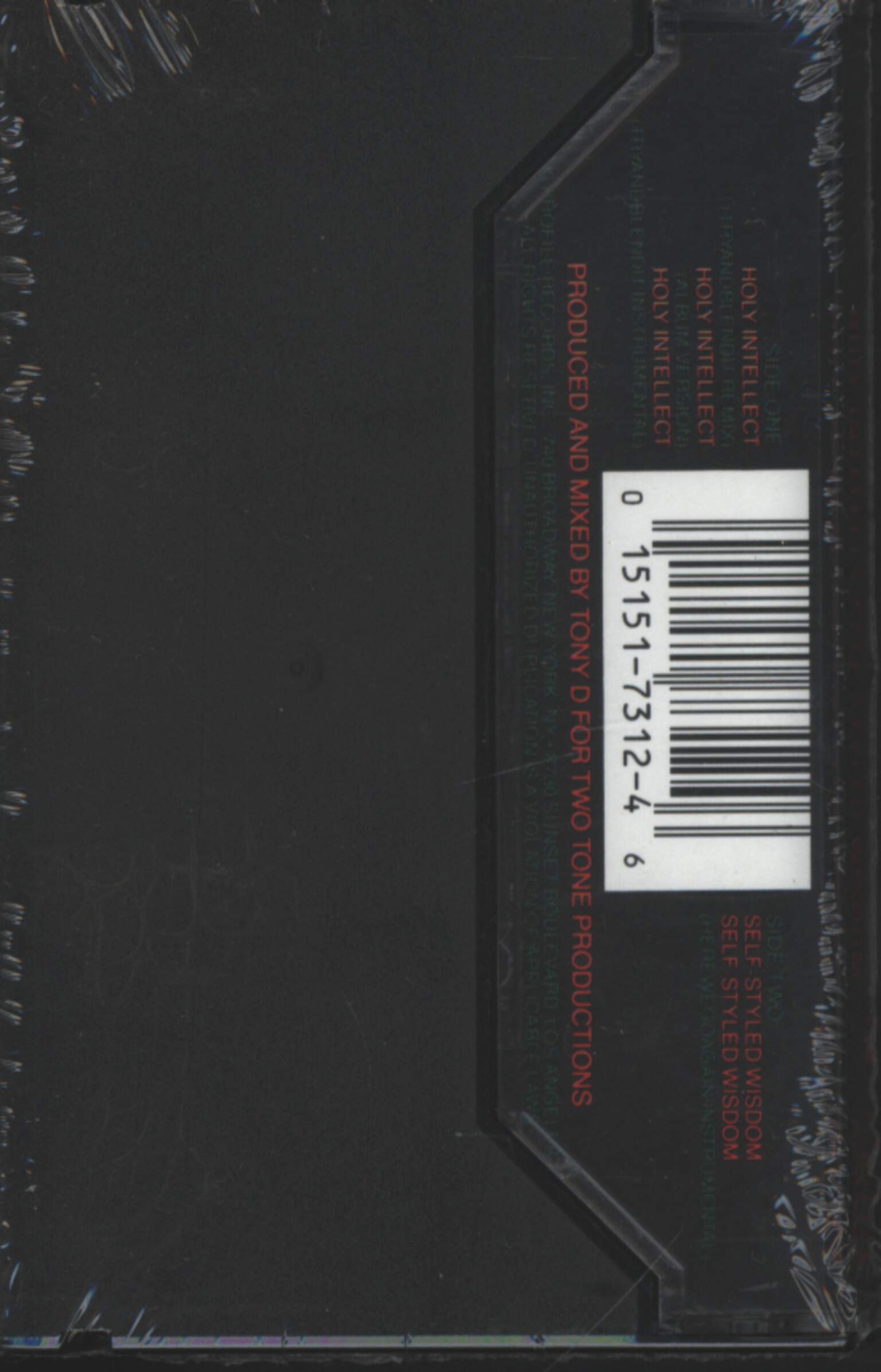 Poor Righteous Teachers: Holy Intellect / Self-Styled Wisdom, Tape