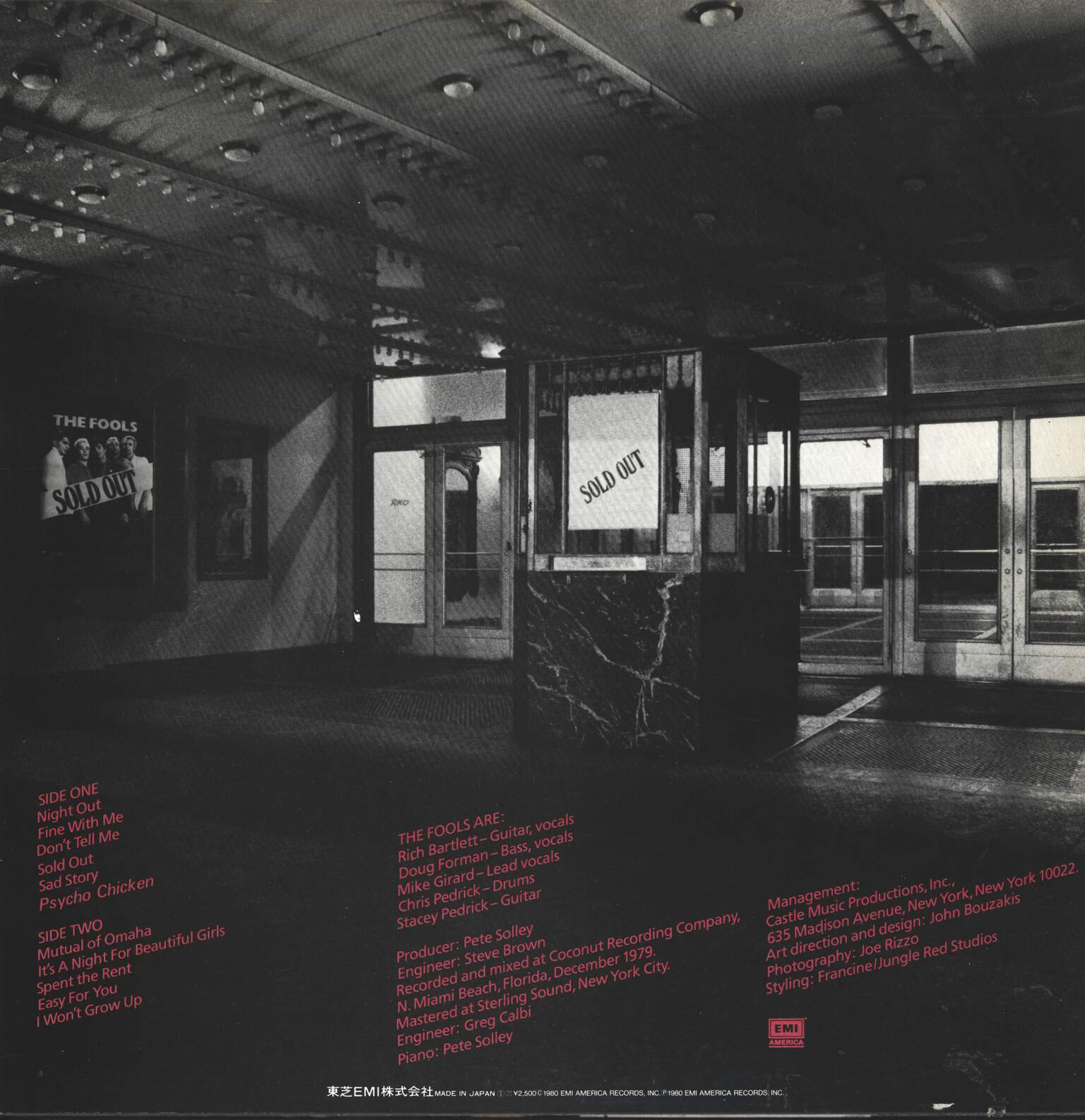 The Fools: Sold Out, LP (Vinyl)