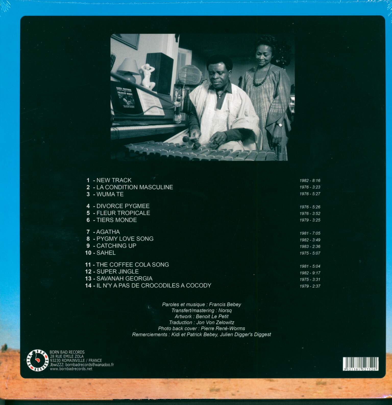 Francis Bebey: African Electronic Music 1975-1982, 2×LP (Vinyl)