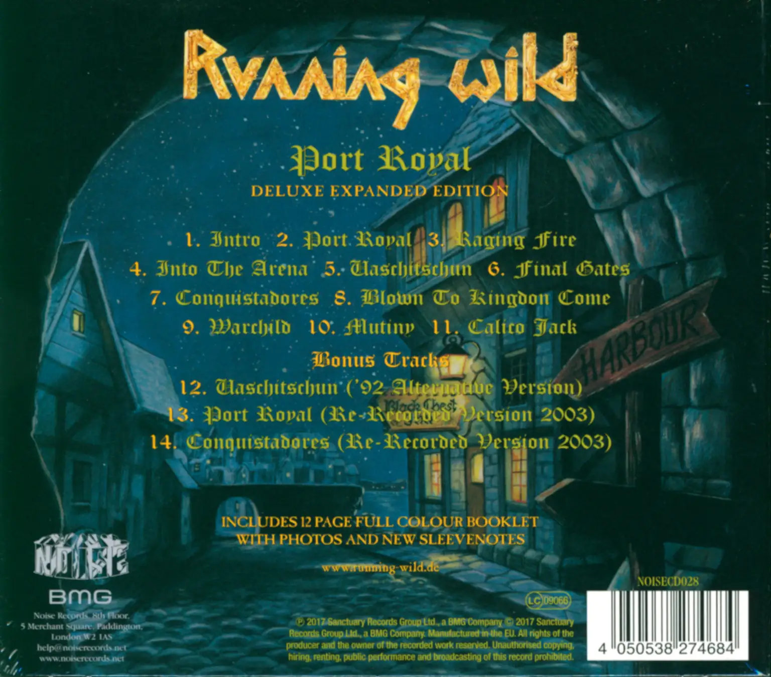 Running Wild: Port Royal, CD