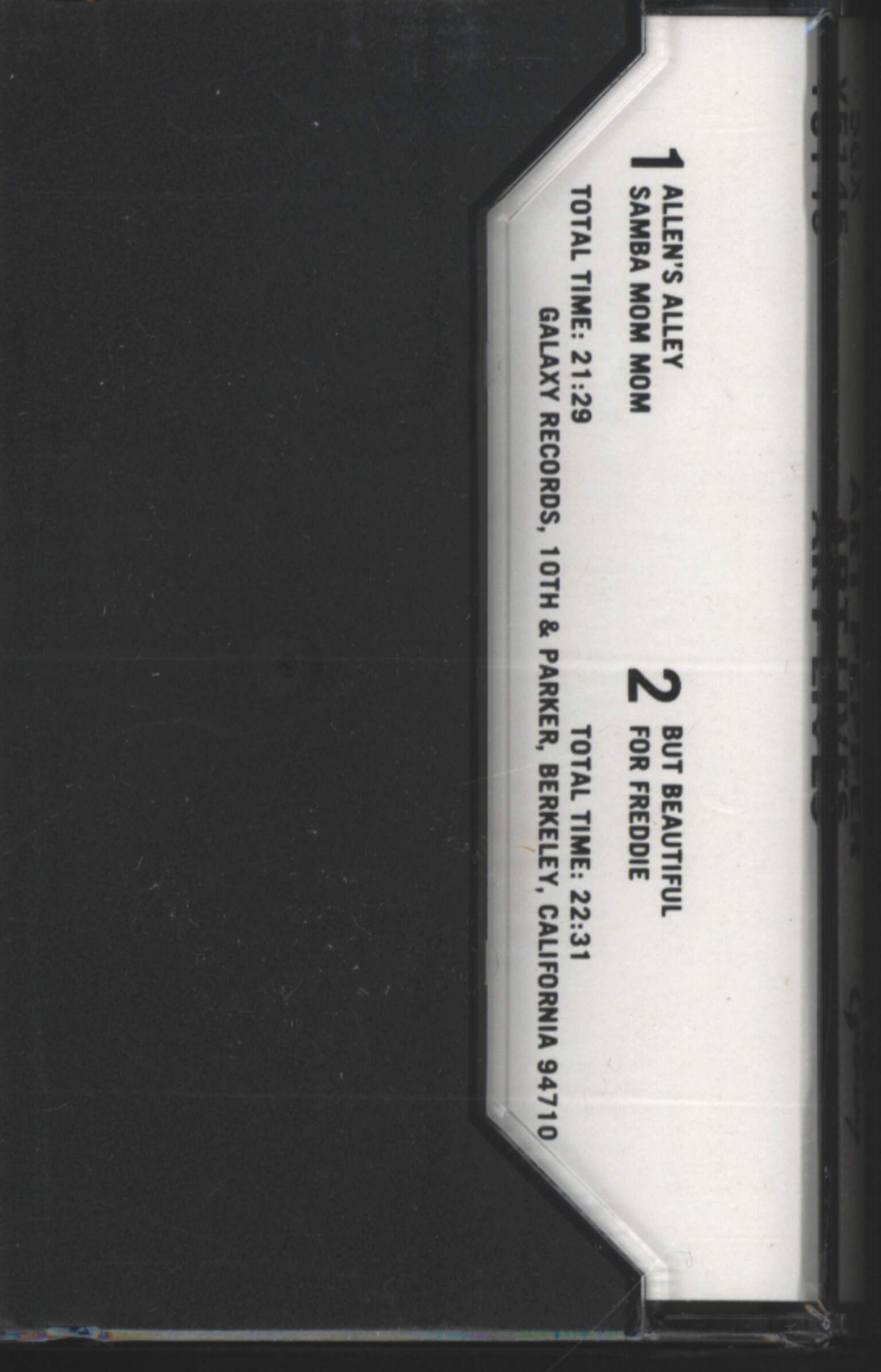 Art Pepper: Art Lives, Tape