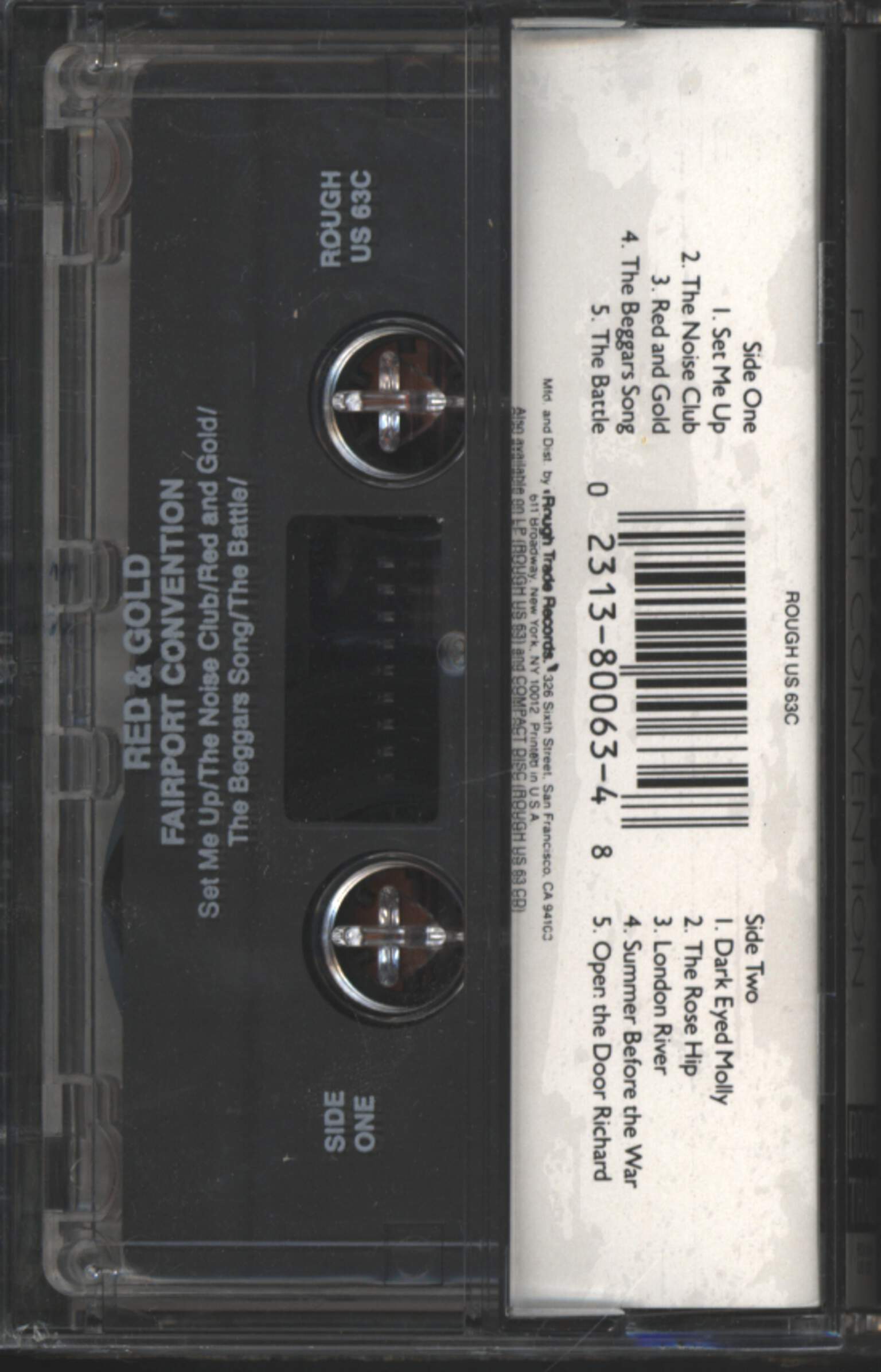 Fairport Convention: Red & Gold, Tape