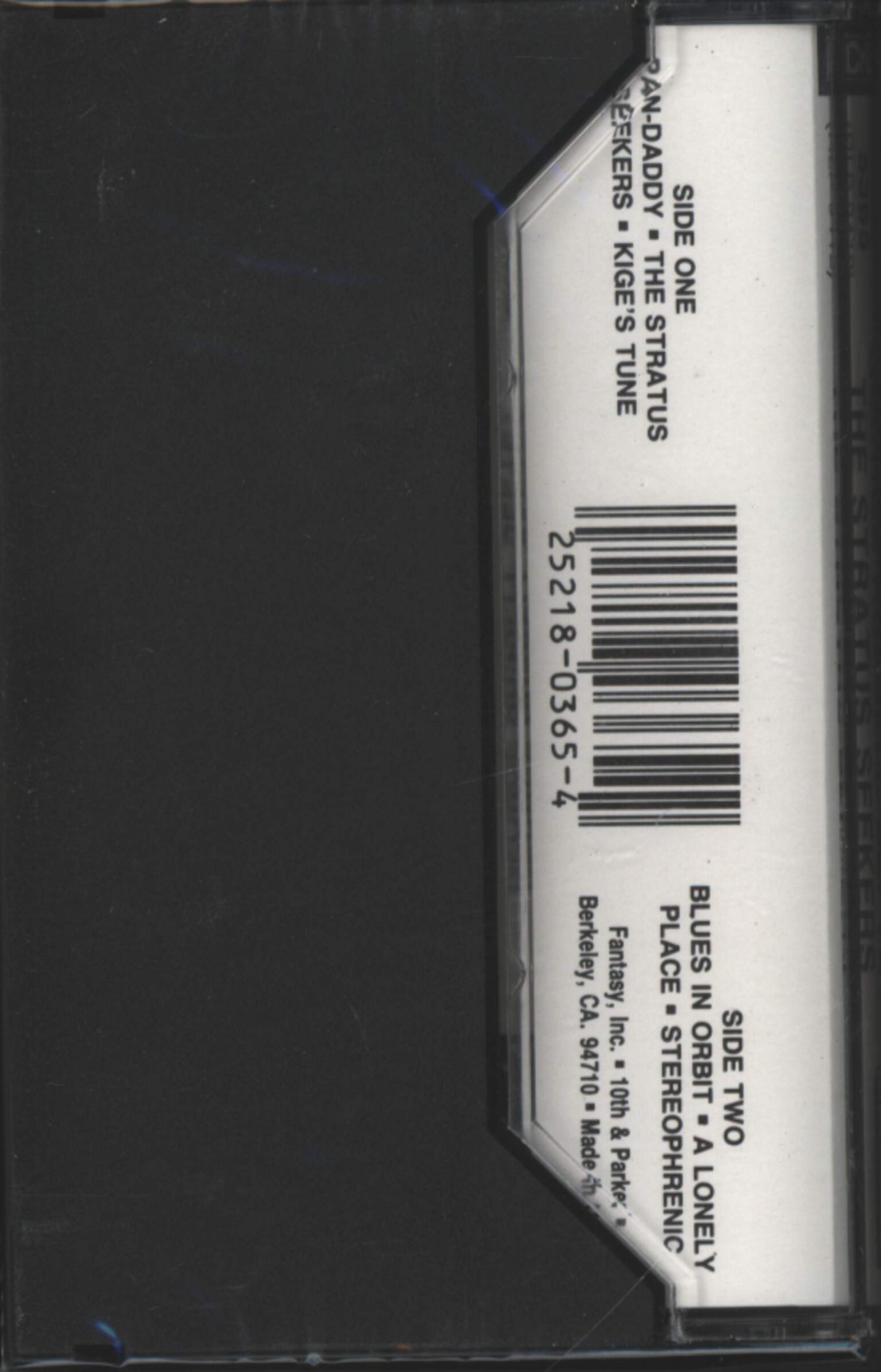 George Russell Septet: The Stratus Seekers, Tape