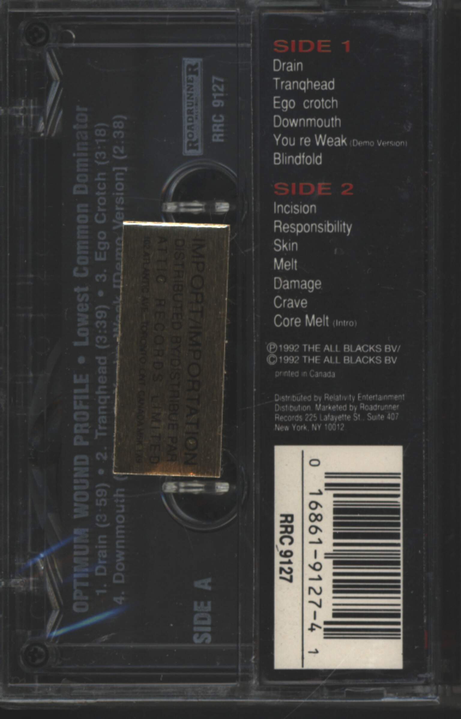 Optimum Wound Profile: Lowest Common Dominator, Tape