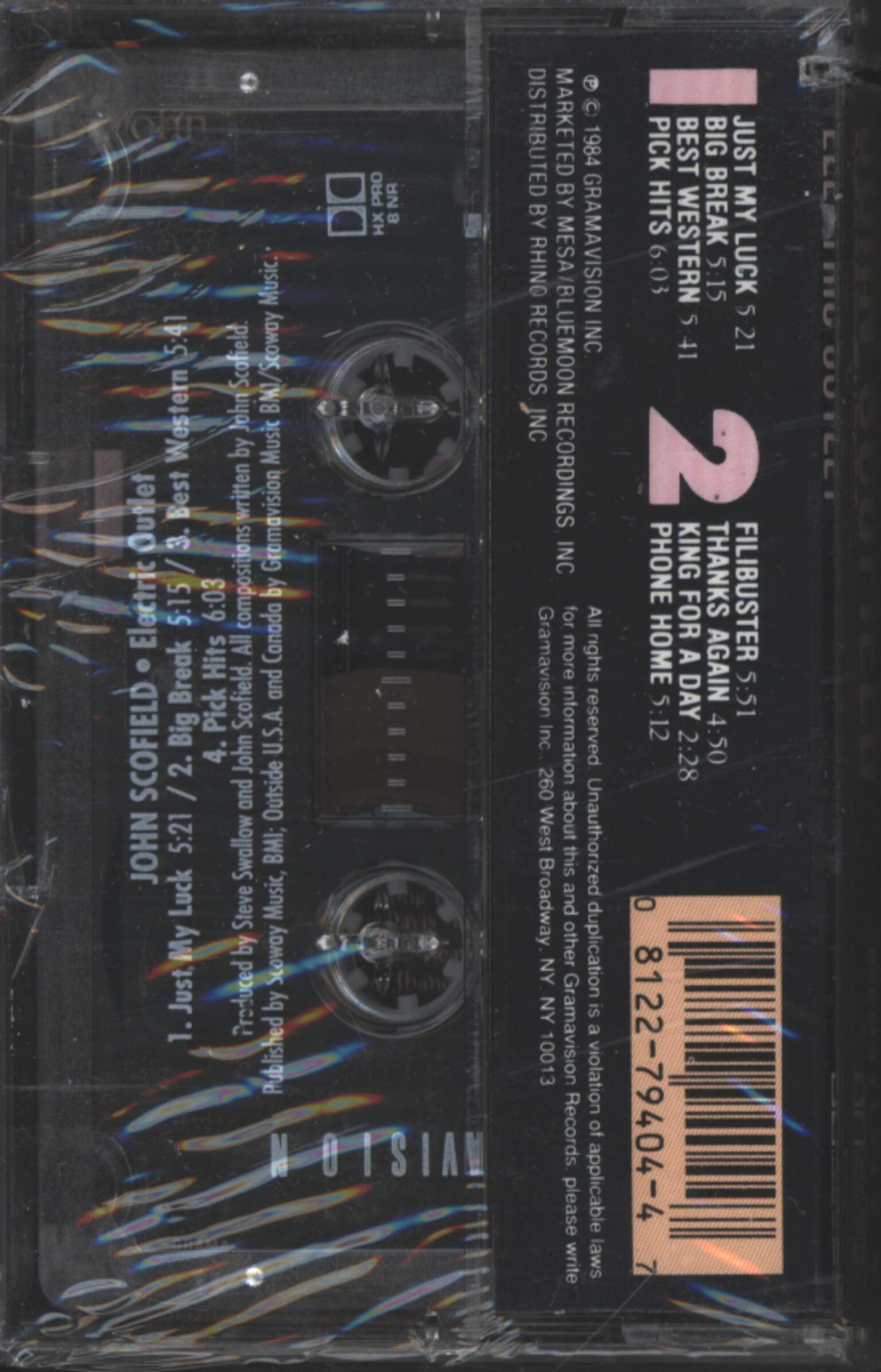 John Scofield: Electric Outlet, Tape