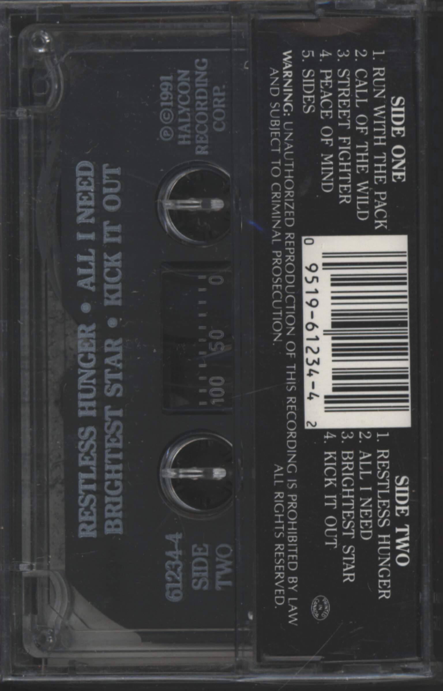 Prophet: Recycled, Tape