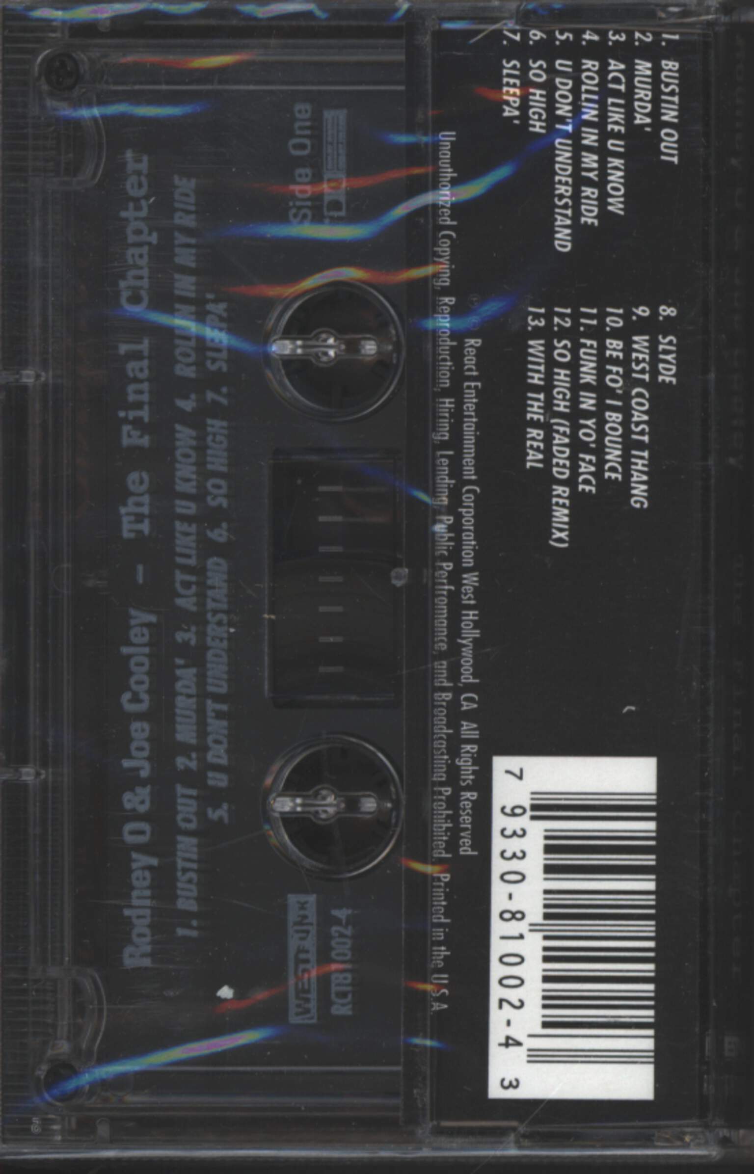 Rodney O + Joe Cooley: The Final Chapter, Tape