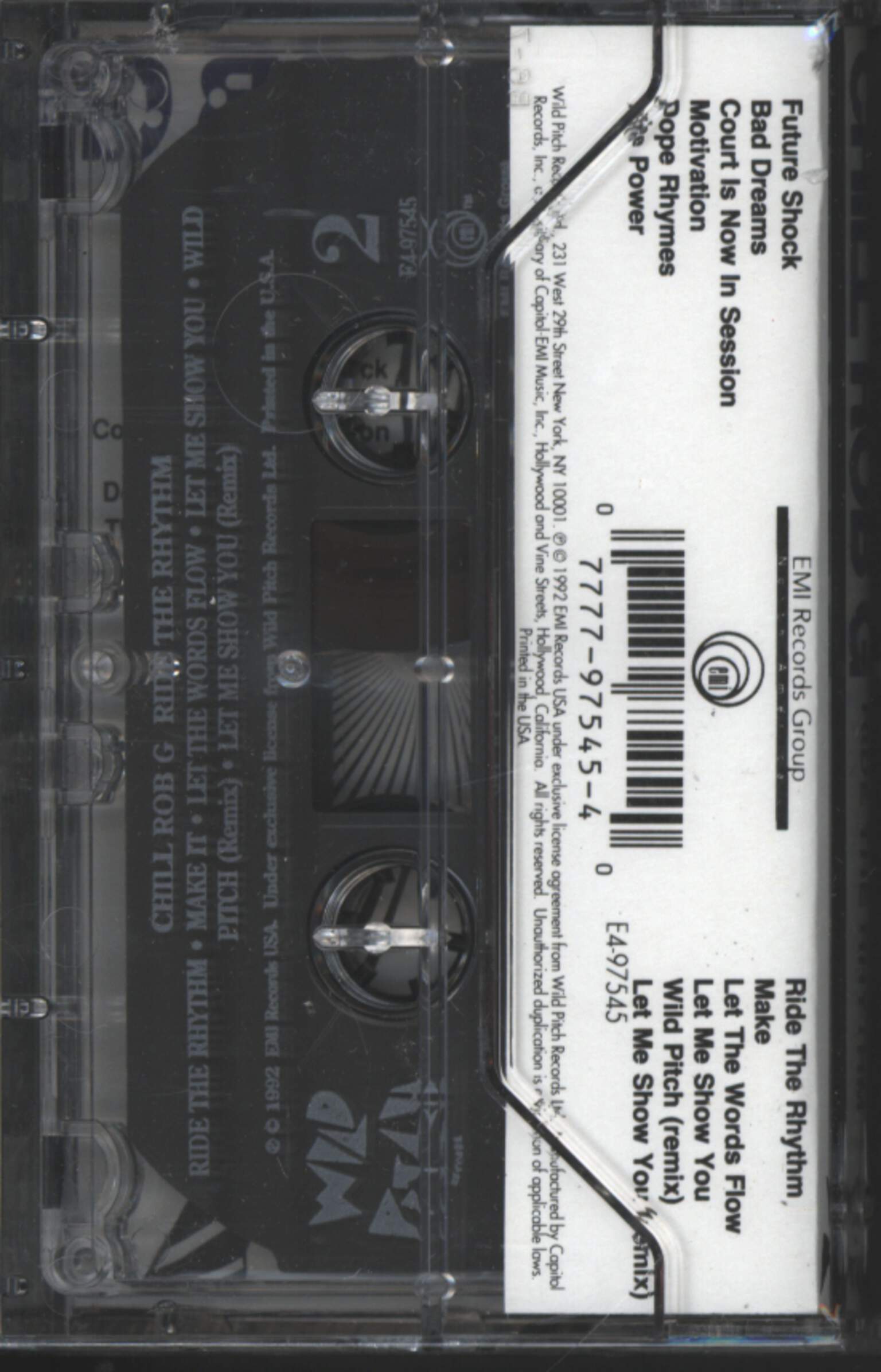 Chill Rob G: Ride The Rhythm, Tape