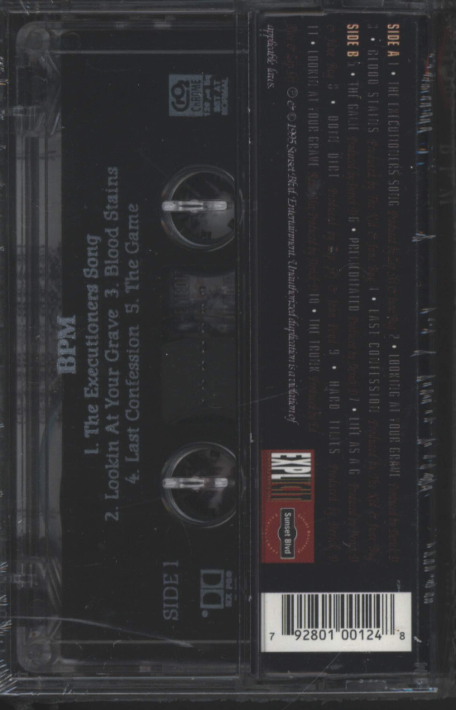 B.P.M.: Premeditated, Tape