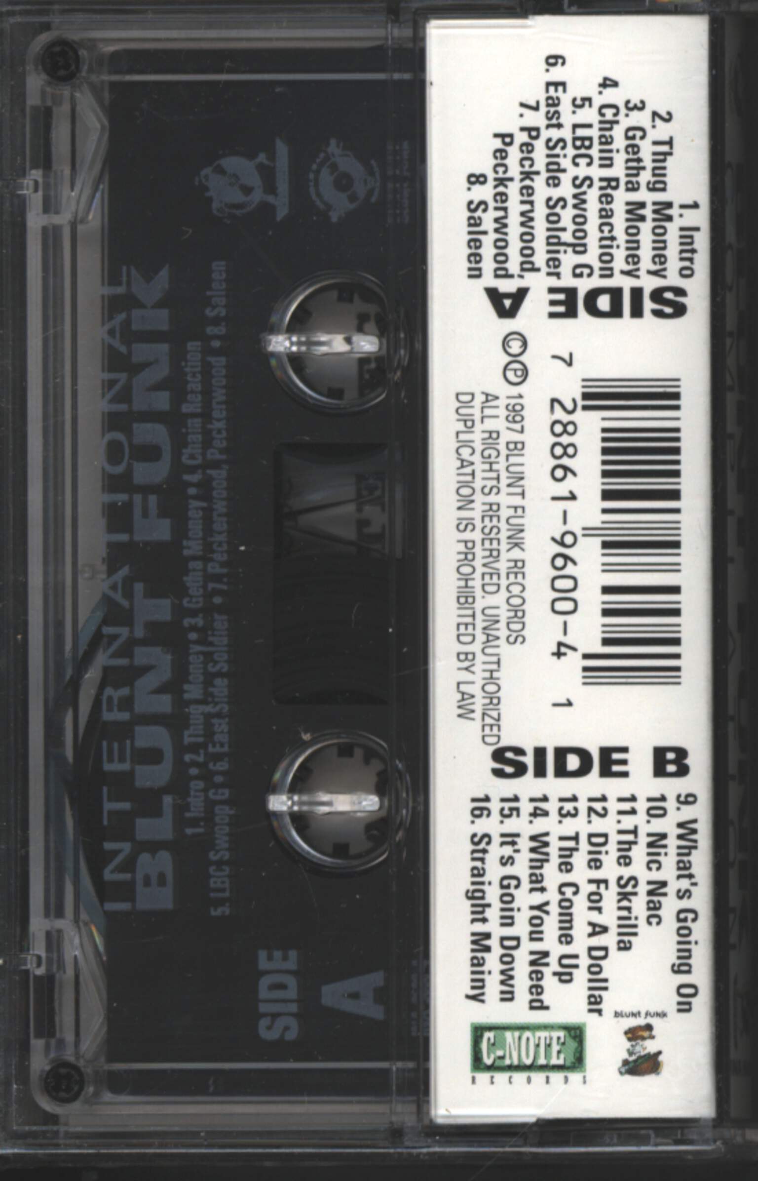 Various: International Blunt Funk Compilation, Tape