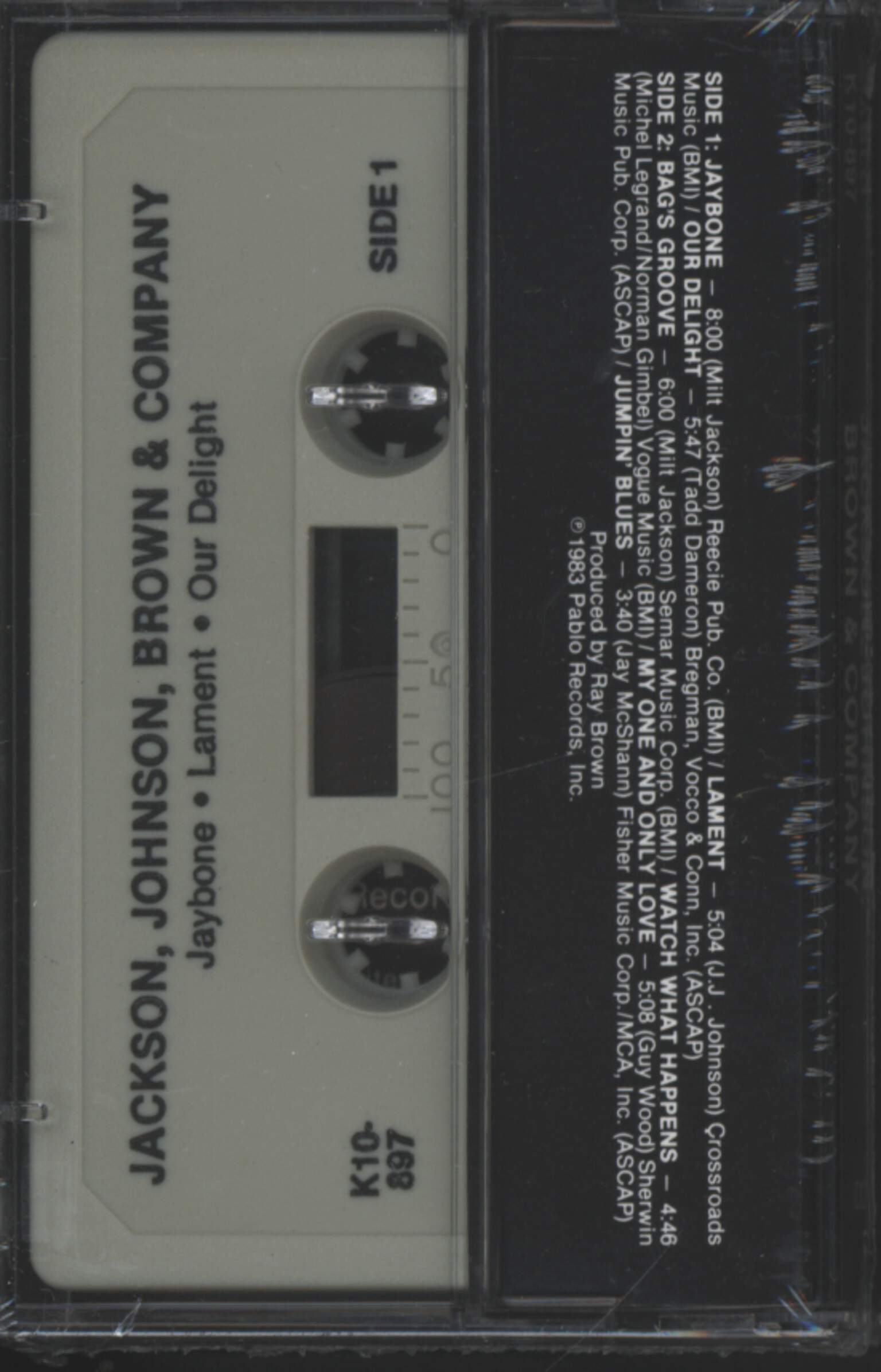 Milt Jackson: Jackson, Johnson, Brown, & Company, Tape