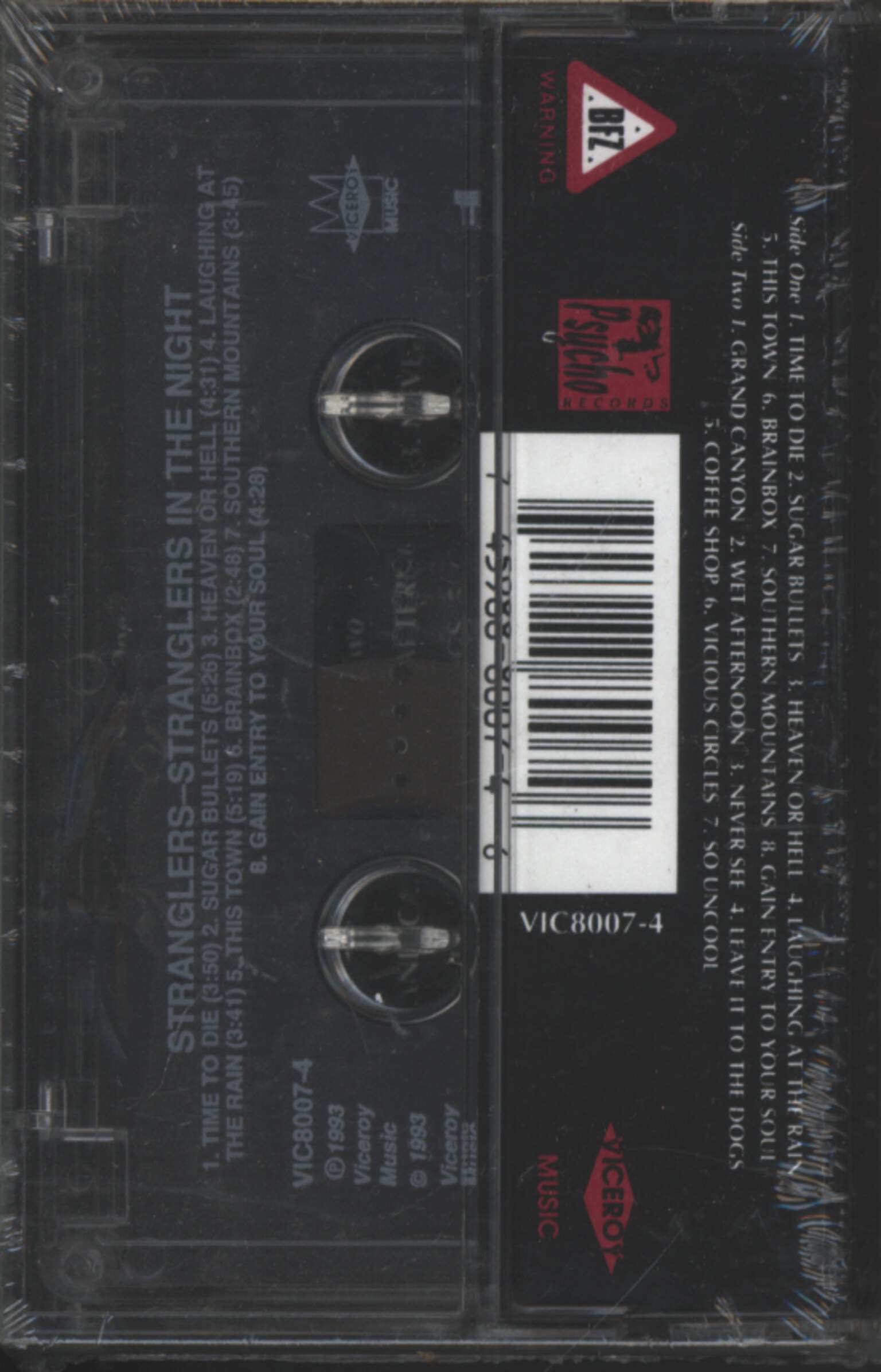 The Stranglers: In The Night, Tape