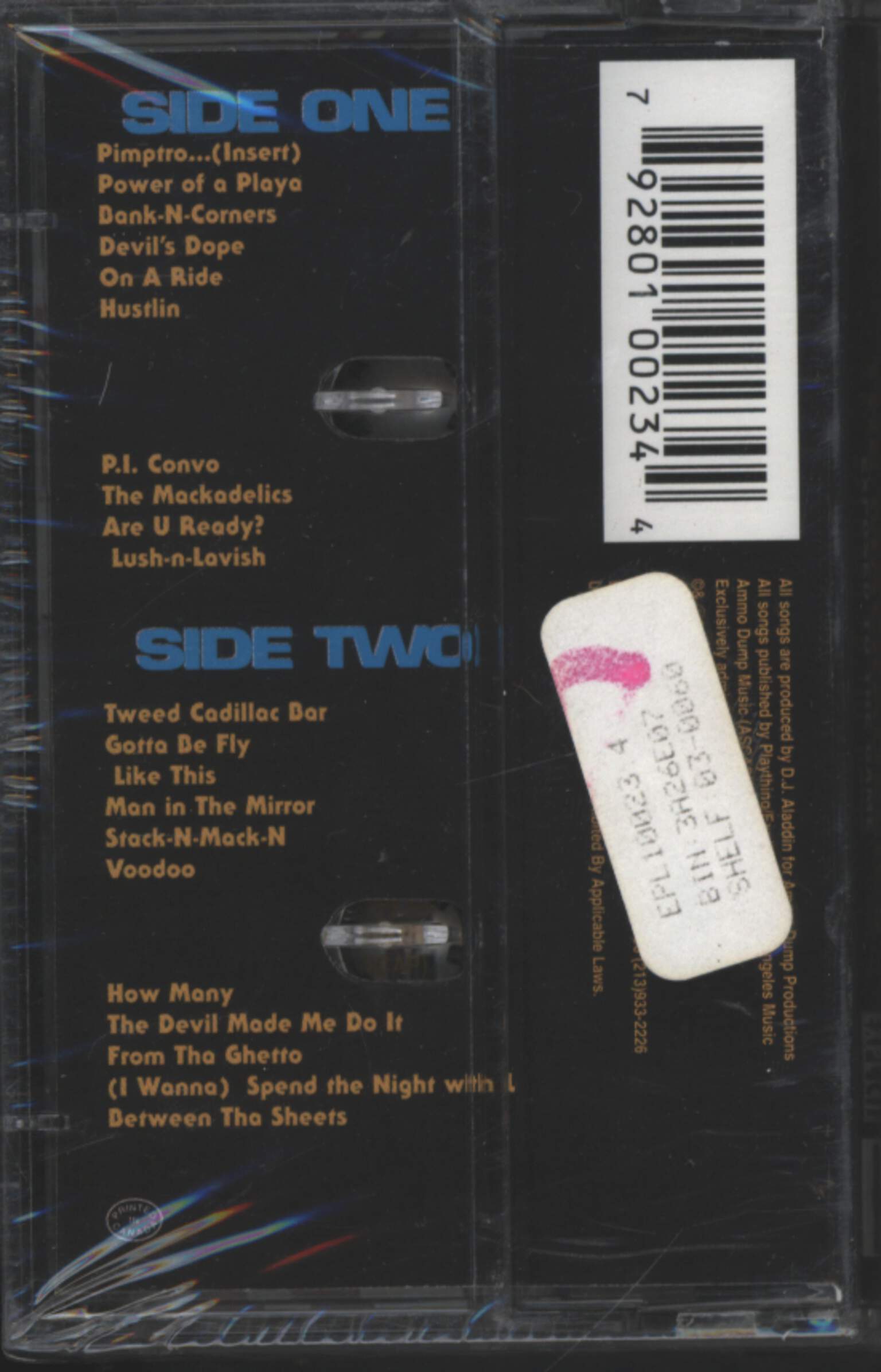 Mackadelics: Exposed To The Game, Tape