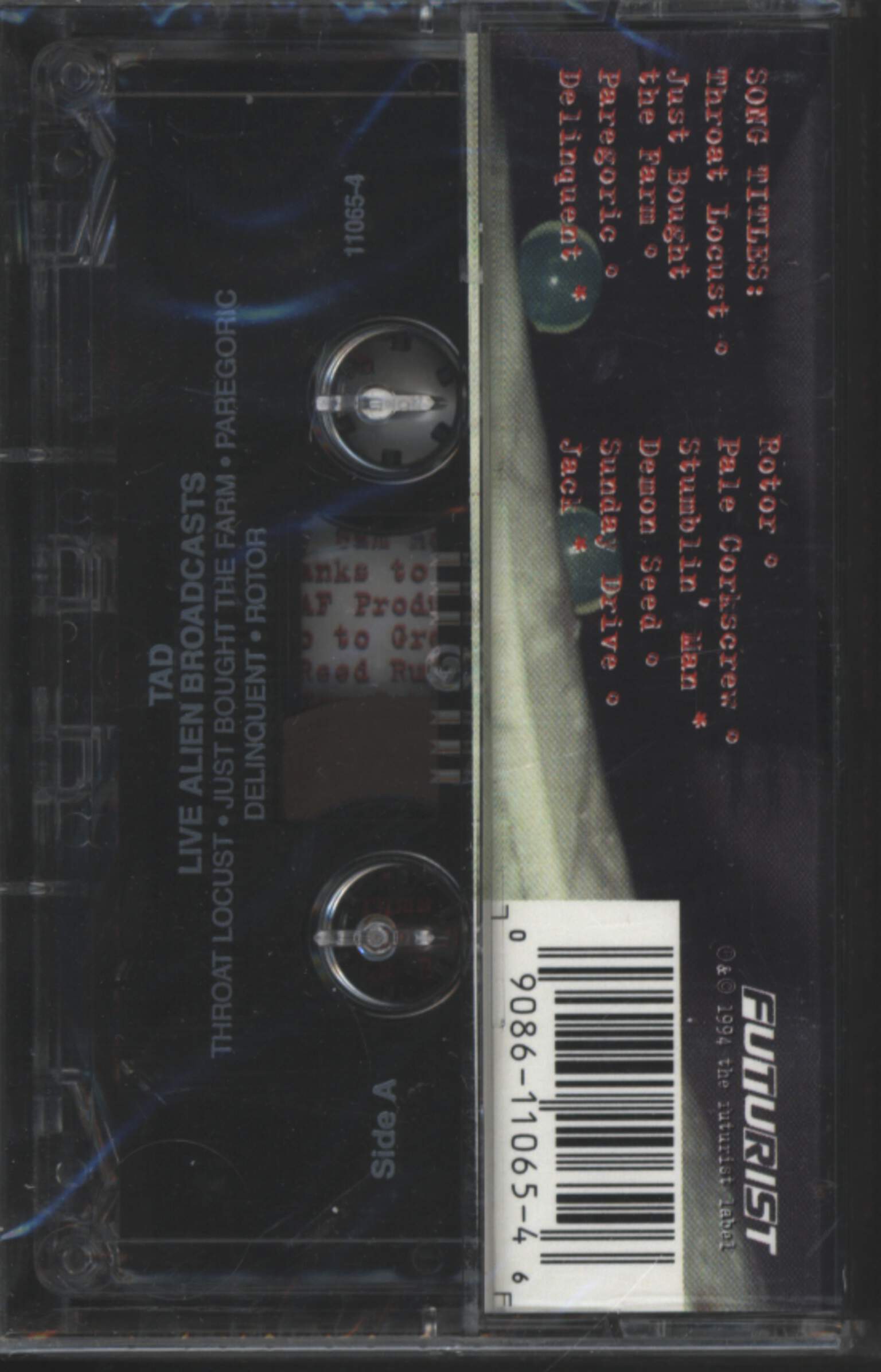 Tad: Live Alien Broadcasts, Tape