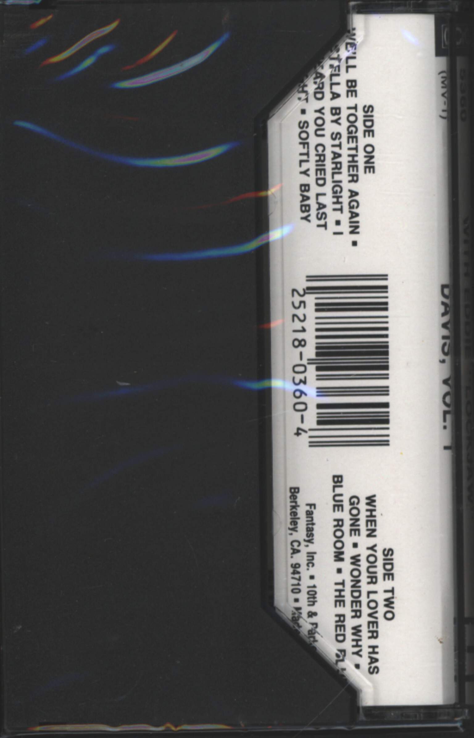 The Red Garland Trio: Moodsville Volume 1, Tape