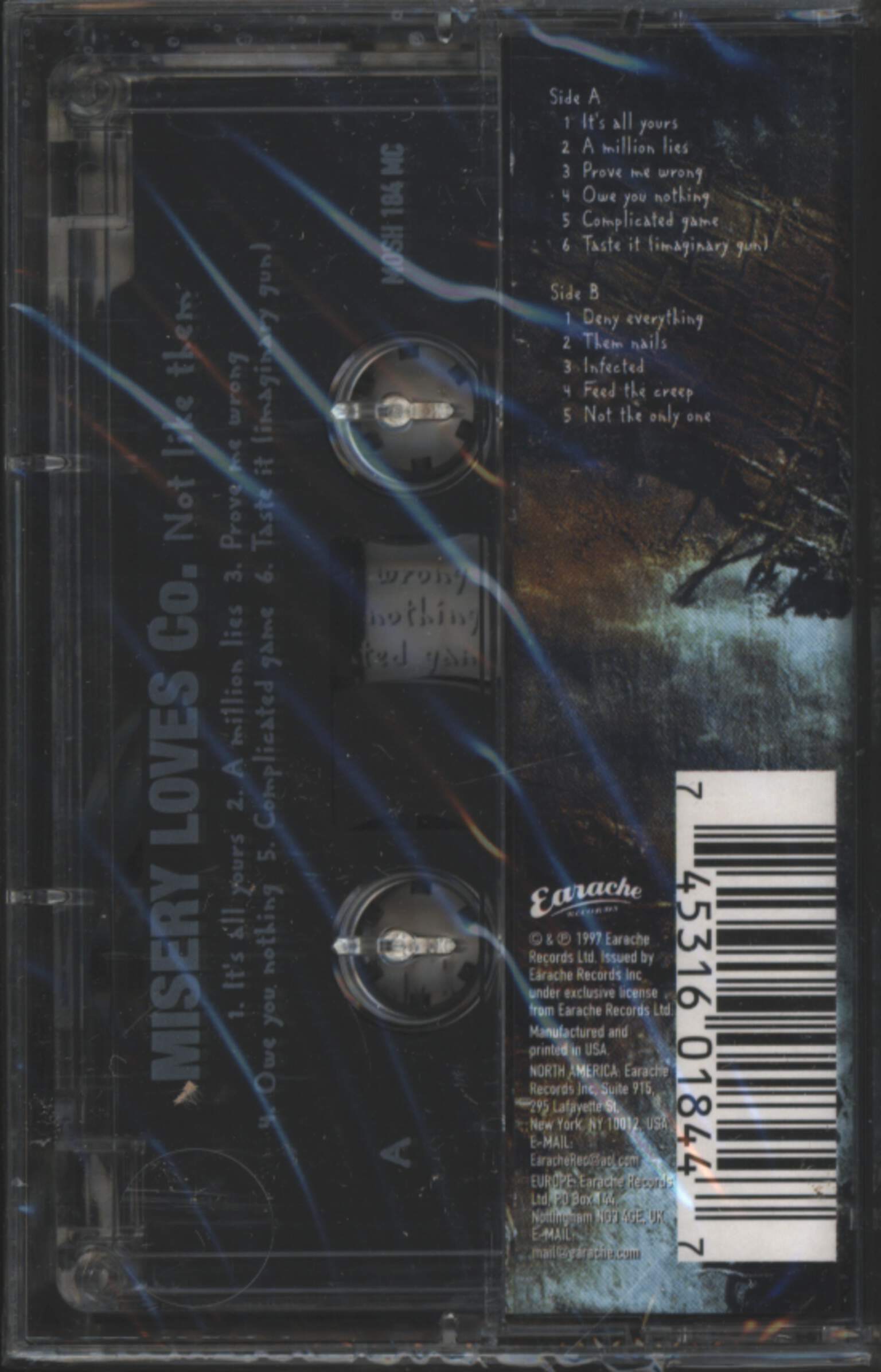 Misery Loves Co.: Not Like Them, Tape