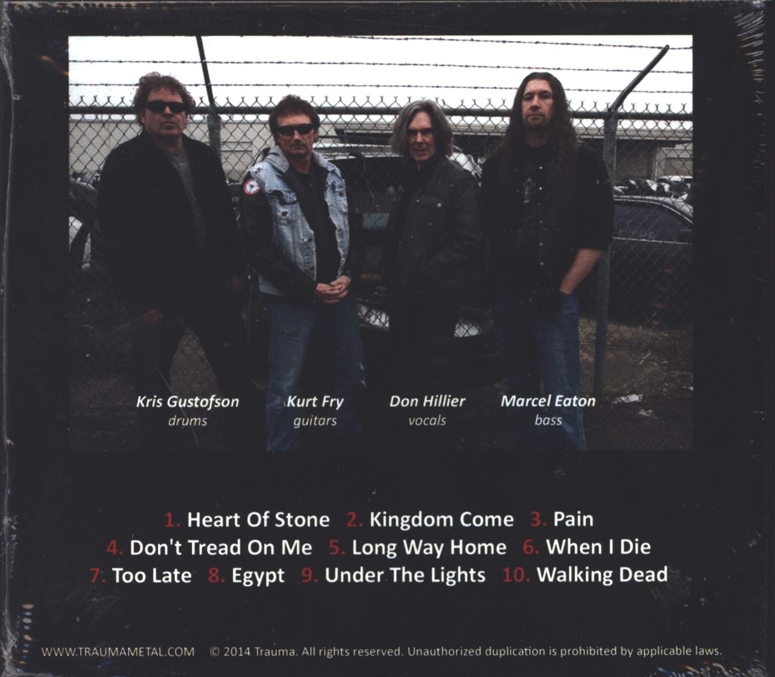 Trauma: The Long Way Home, CD