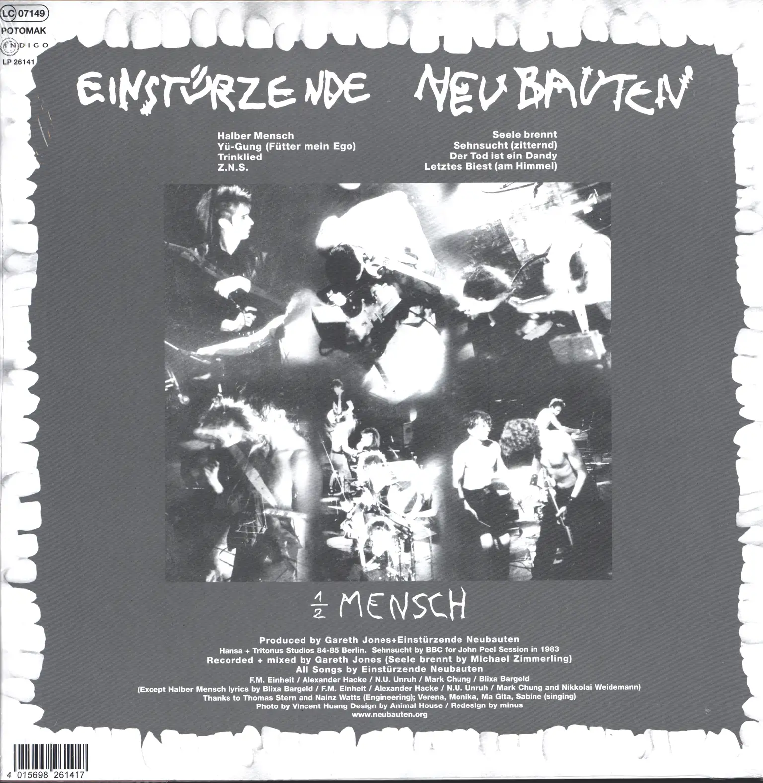 Einstürzende Neubauten: 1/2 Mensch, LP (Vinyl)