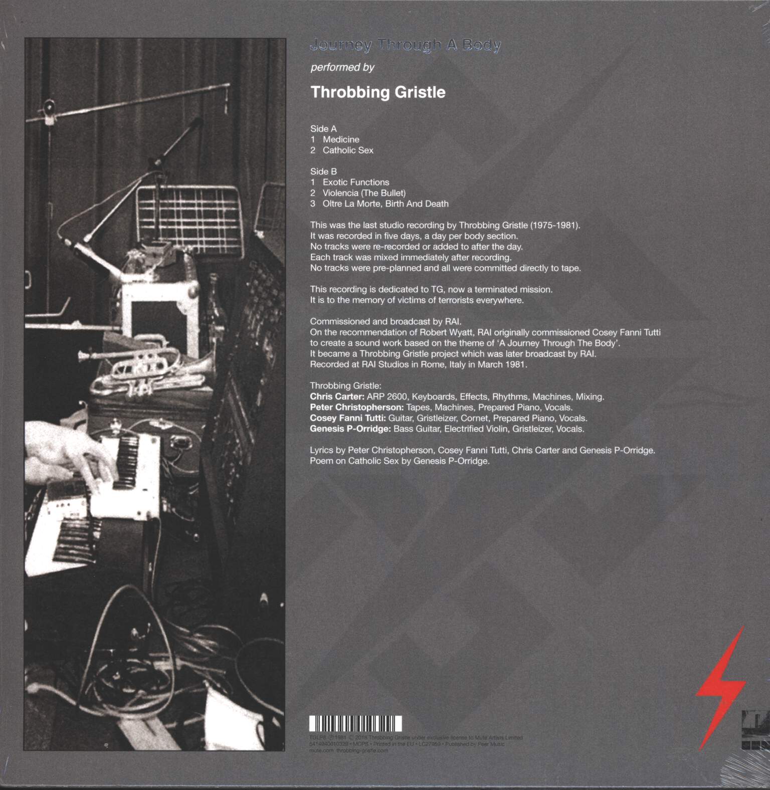 Throbbing Gristle: Journey Through A Body, LP (Vinyl)
