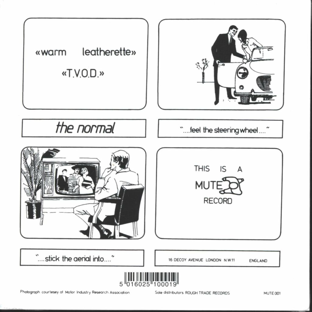 The Normal: T.V.O.D. / Warm Leatherette, 7" Single (Vinyl)