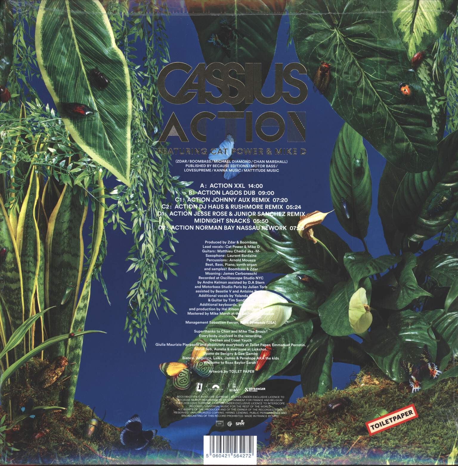 Cassius: Action, 2×12" Maxi Single (Vinyl)