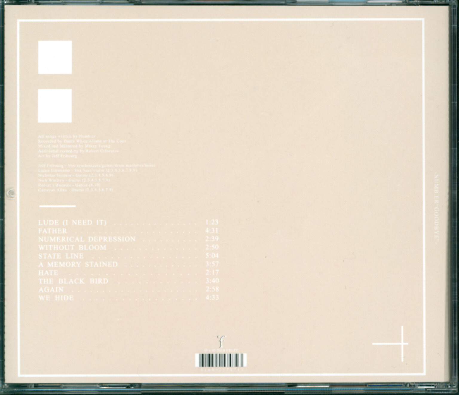 Numb.er: Goodbye, CD