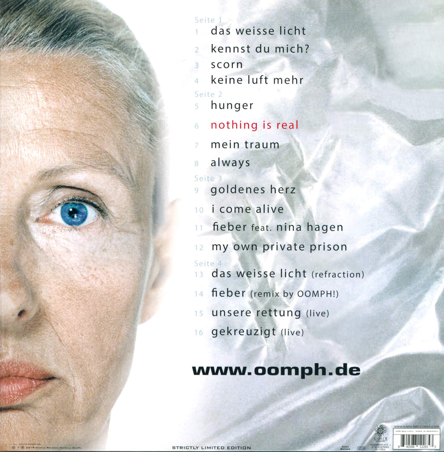 Oomph: Plastik, 2×LP (Vinyl)