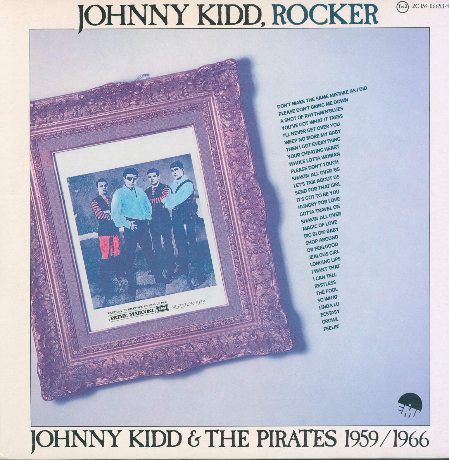 Johnny Kidd & The Pirates: Johnny Kidd, Rocker - 1959/1966, 2×LP (Vinyl)