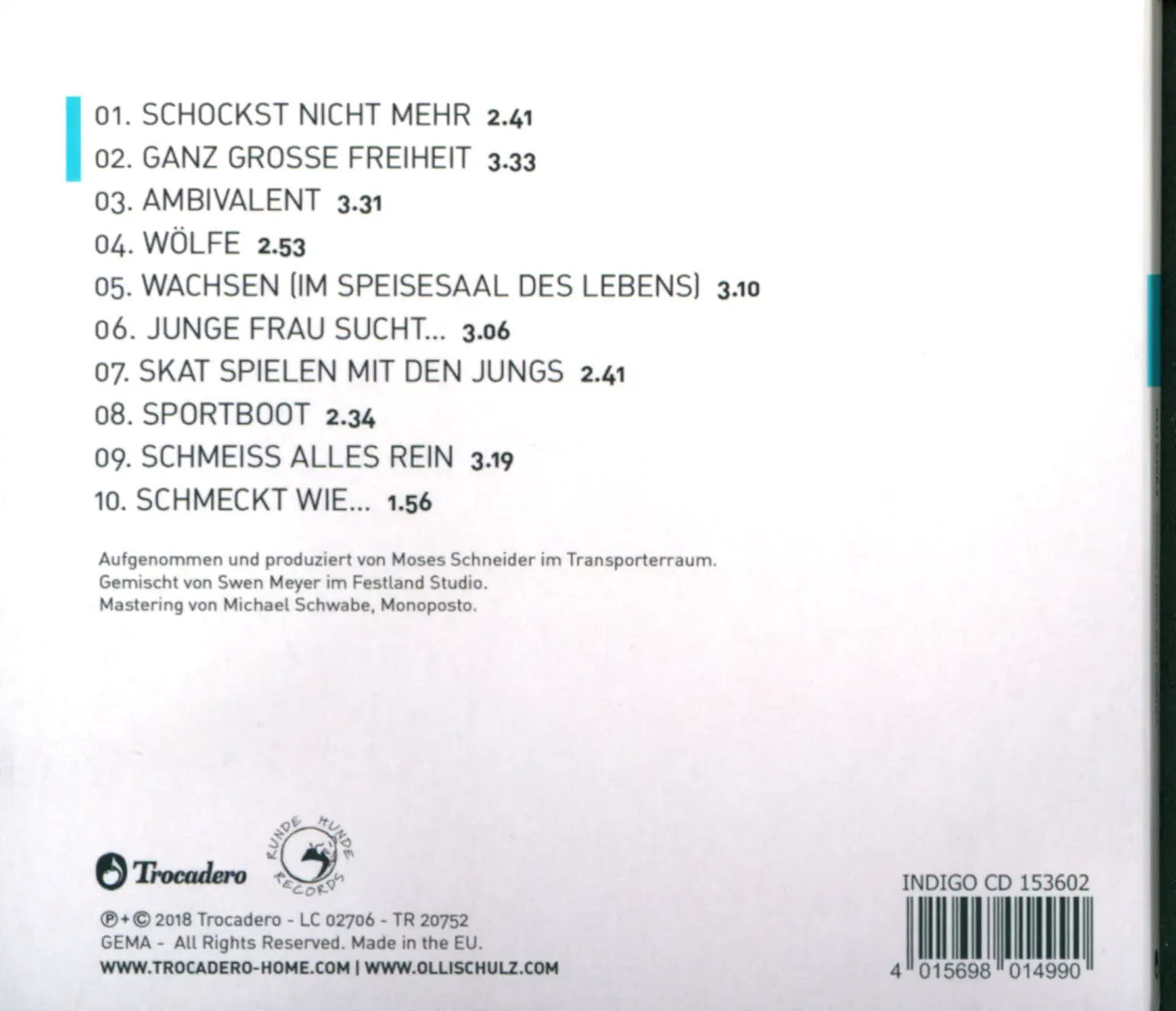 Olli Schulz: Scheiss Leben, Gut Erzählt., CD