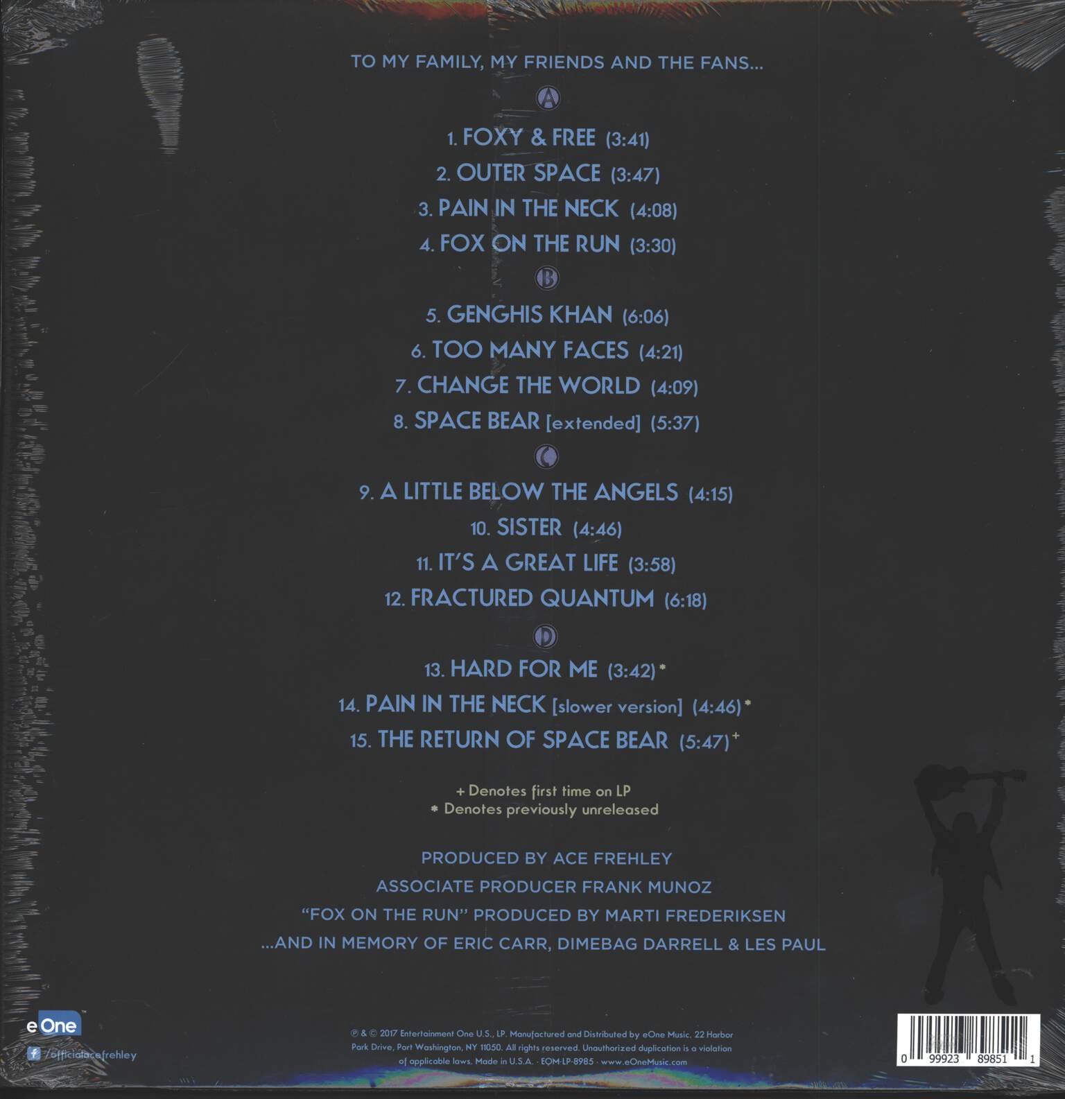 Ace Frehley: Anomaly, 2×LP (Vinyl)