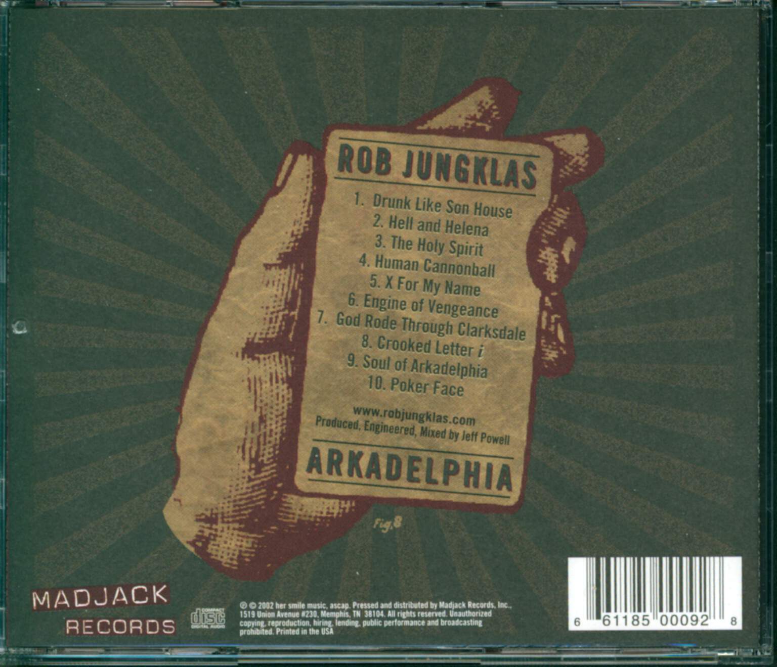 Rob Jungklas: Arkadelphia, CD