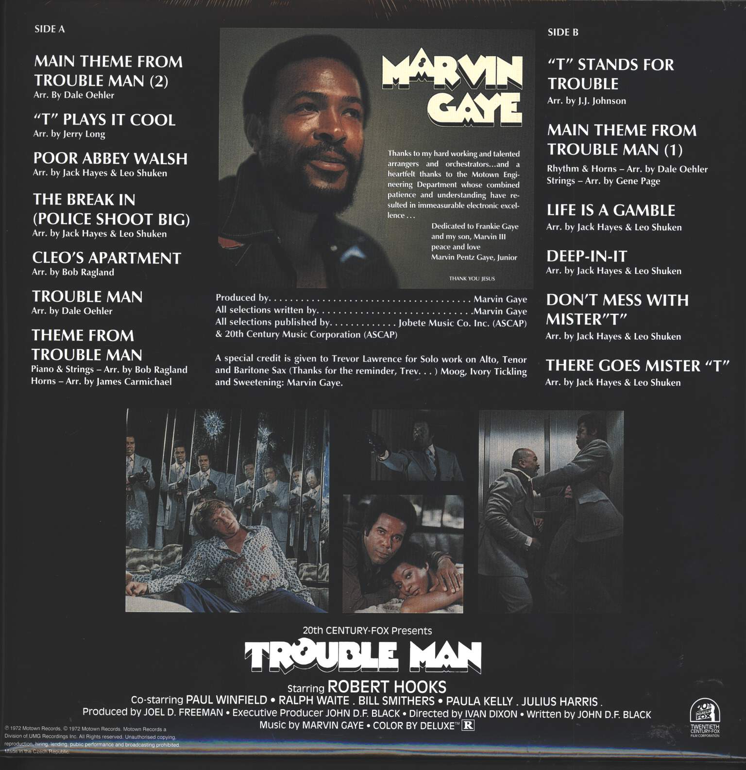 Marvin Gaye: Trouble Man, LP (Vinyl)
