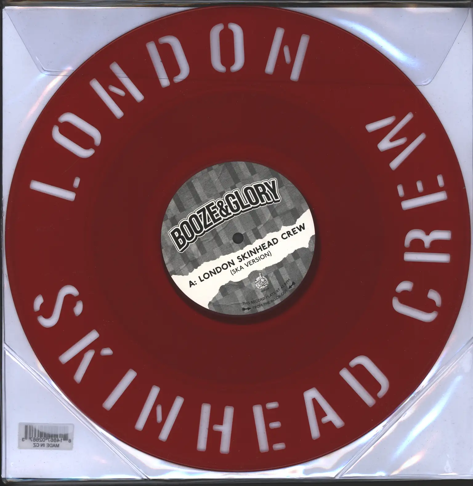 Booze & Glory: London Skinhead Crew, 12" Maxi Single (Vinyl)