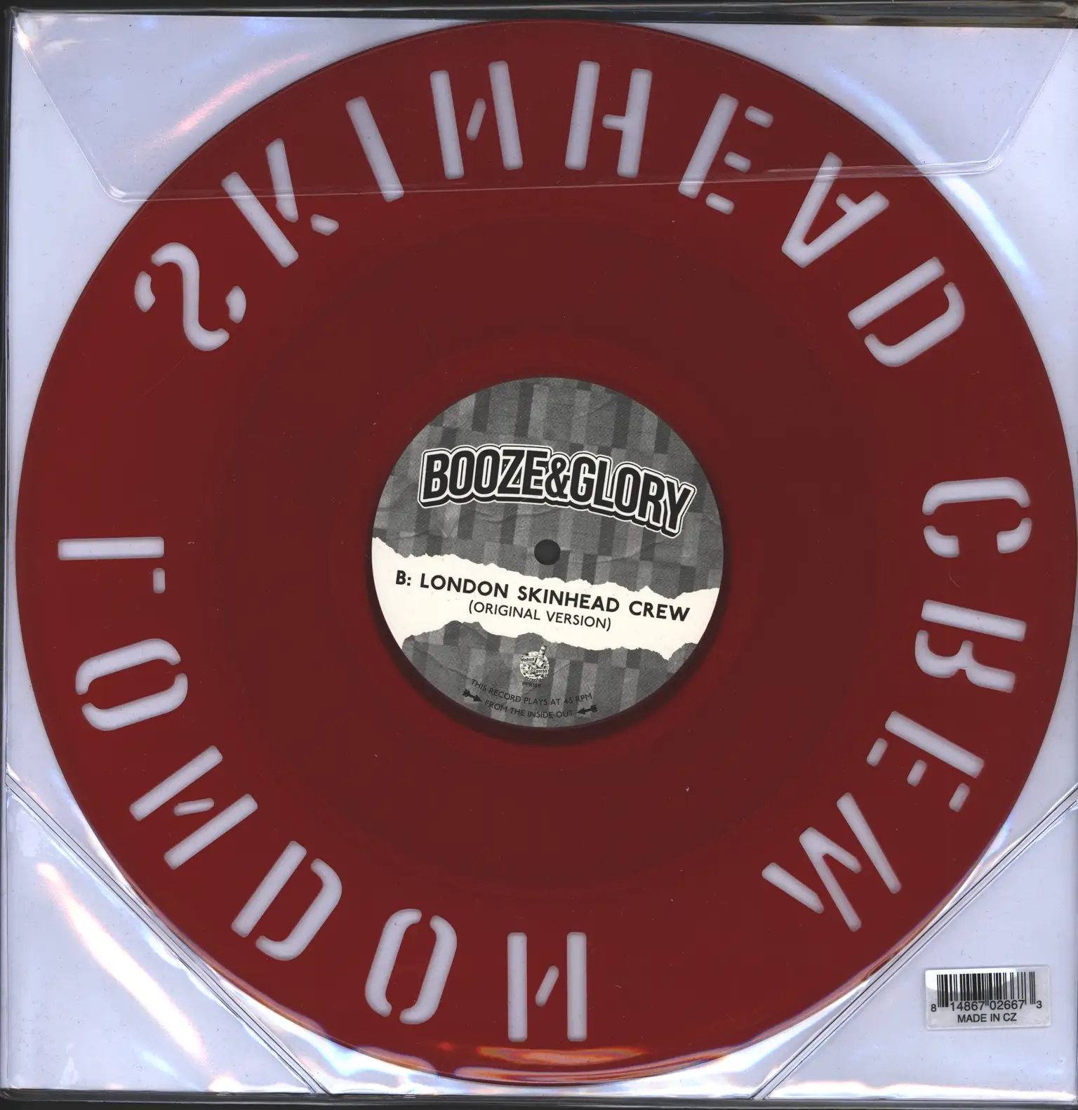 Booze & Glory: London Skinhead Crew, 12" Maxi Single (Vinyl)