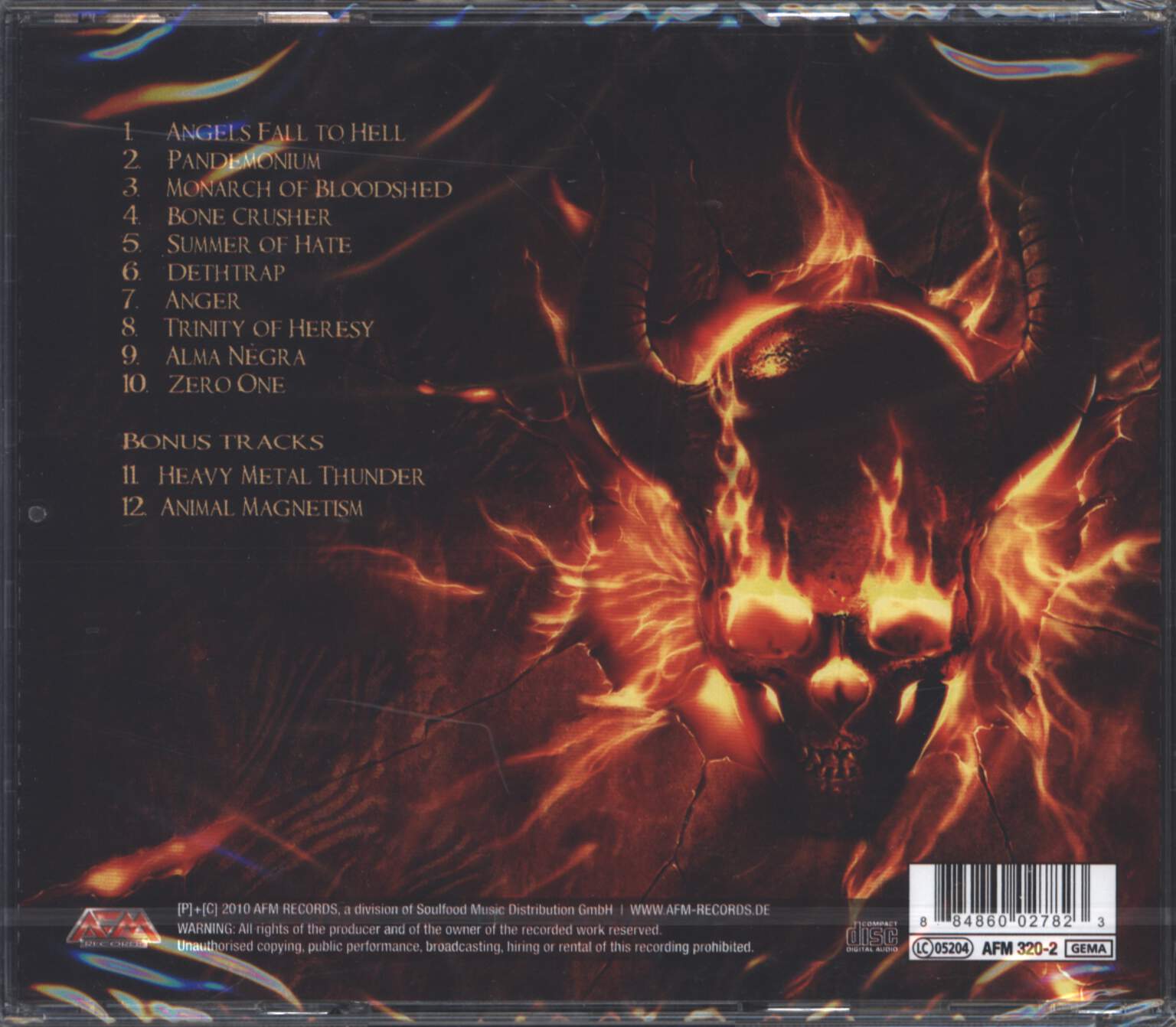 Helstar: Glory Of Chaos, CD