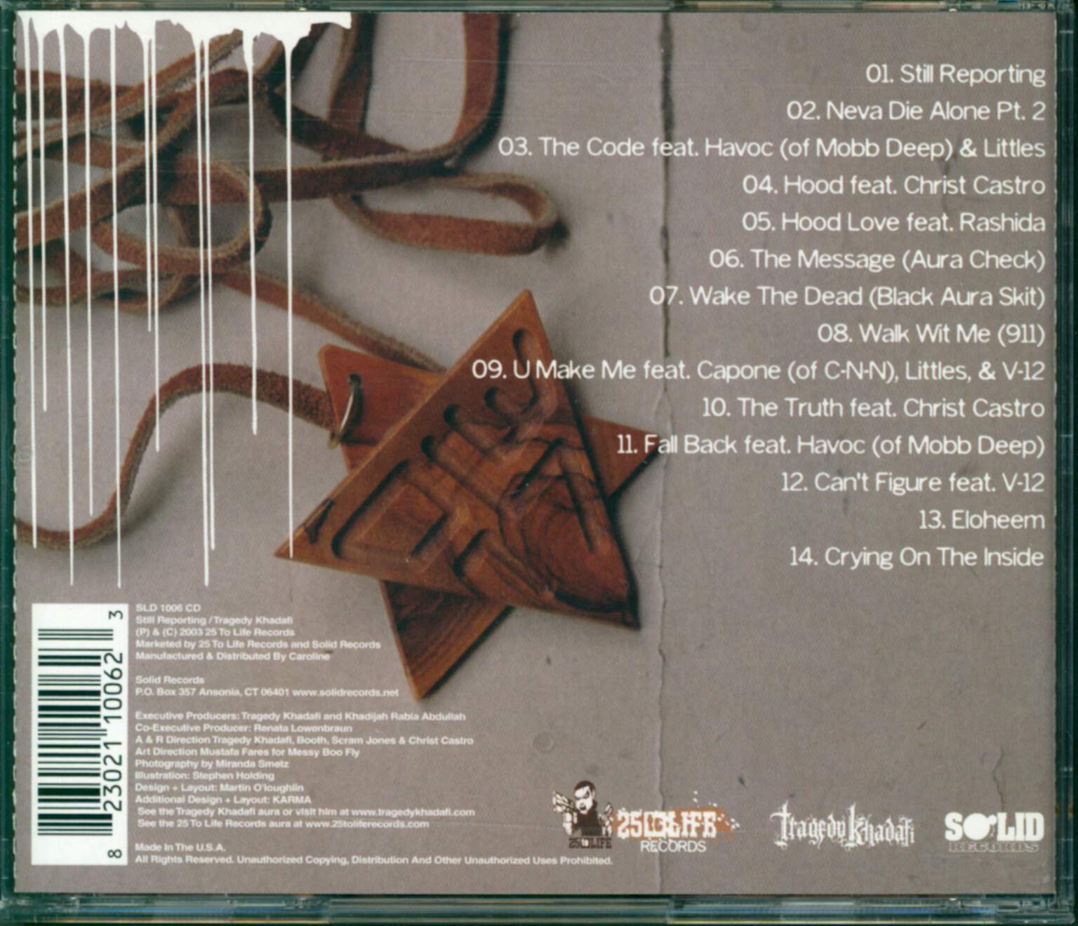 Tragedy Khadafi: Still Reportin..., CD