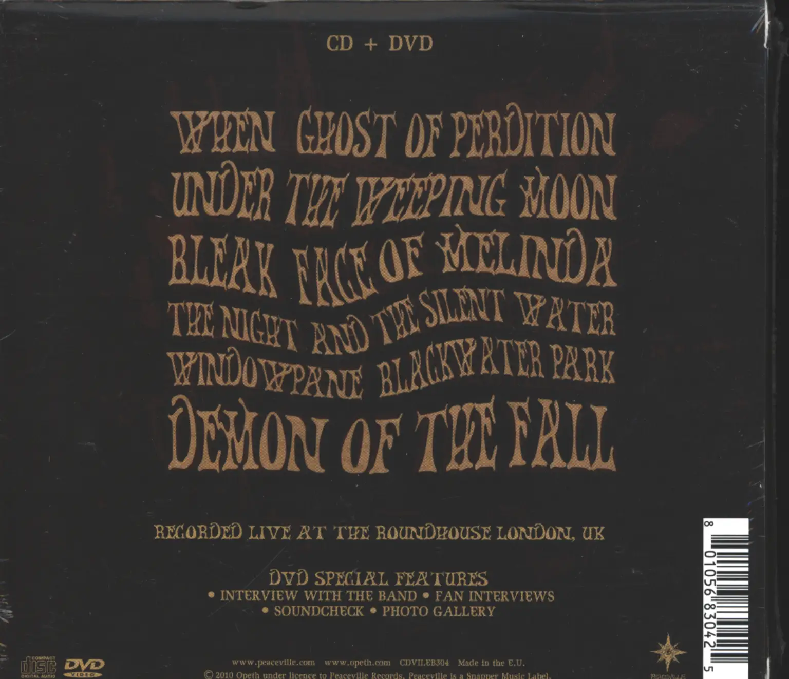 Opeth: The Roundhouse Tapes, 3×CD