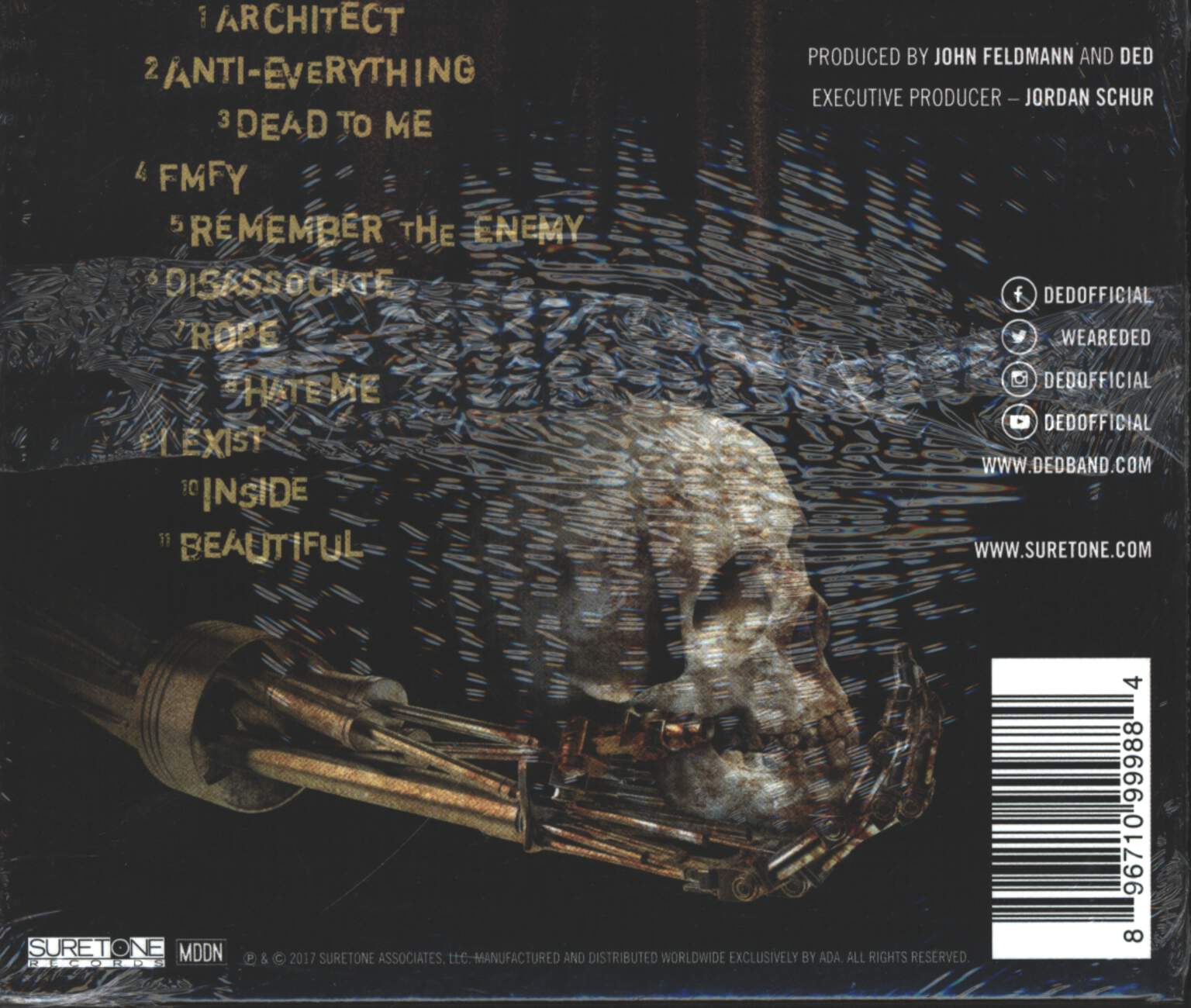 Ded: Mis-An-Thrope, CD